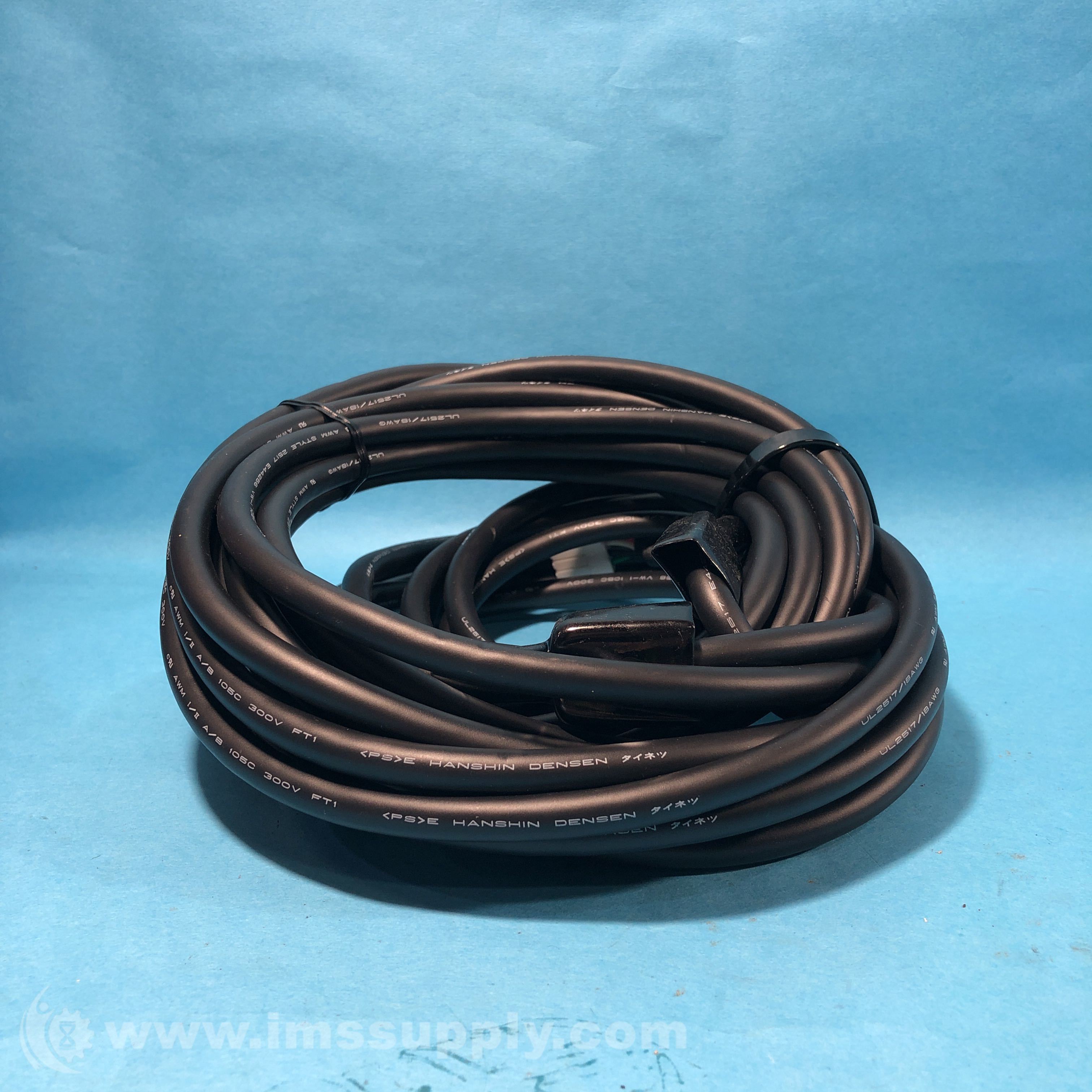 Hanshin Densen CB-X-MA100-JY-SP Robot Motor Cable, 300V
