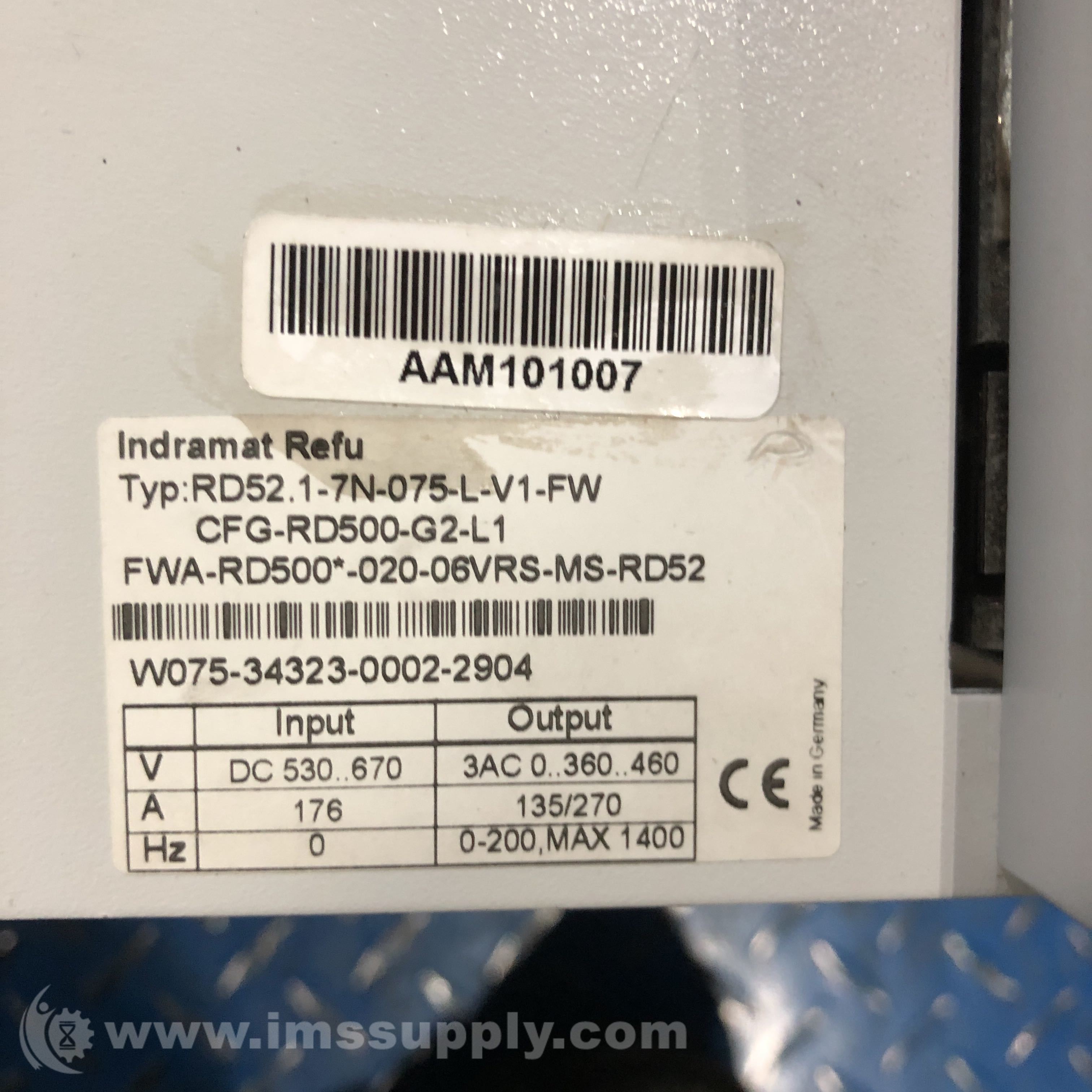 Indramat CFG-RD500-G2-L-1 Servo Amplificatore Drive usip 
