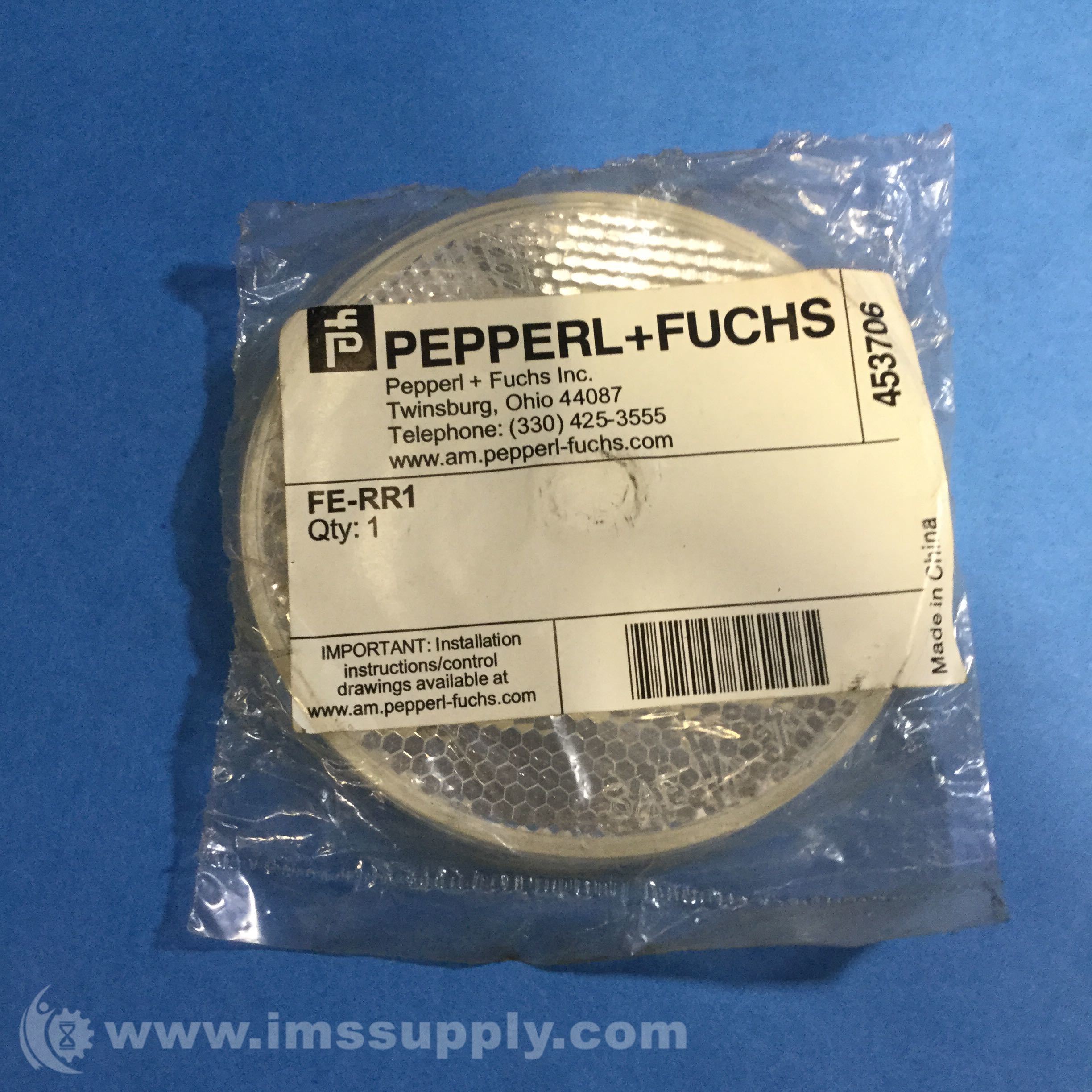 Pepperl & Fuchs FE-RR1 Circular Reflector - IMS Supply