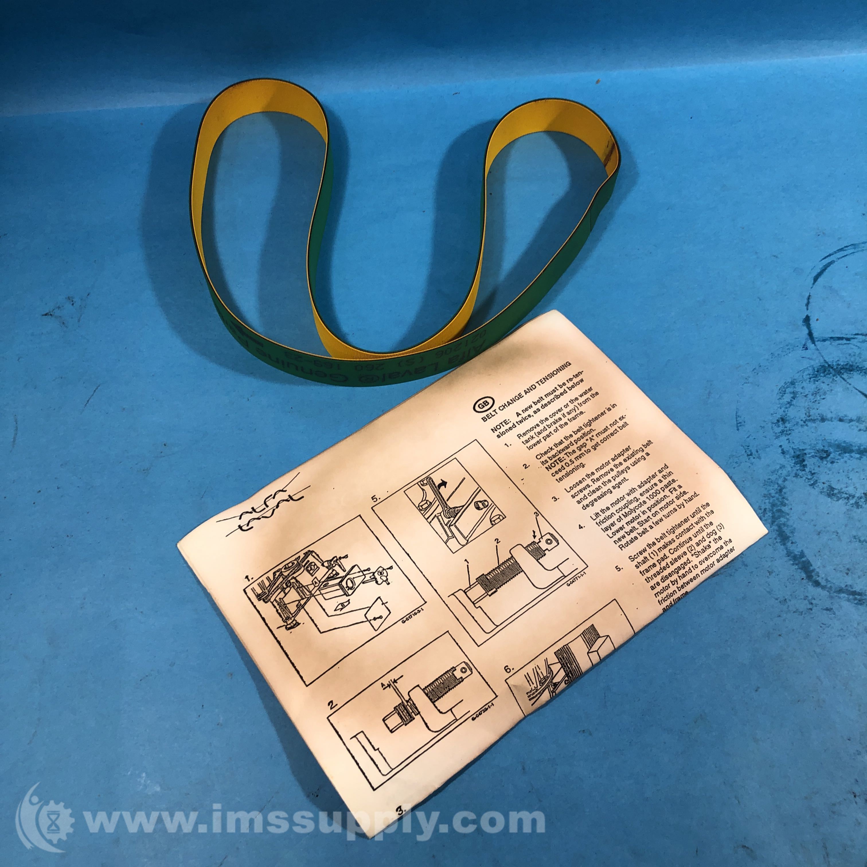 Alfa Laval 260 16923 Flat Belt IMS Supply