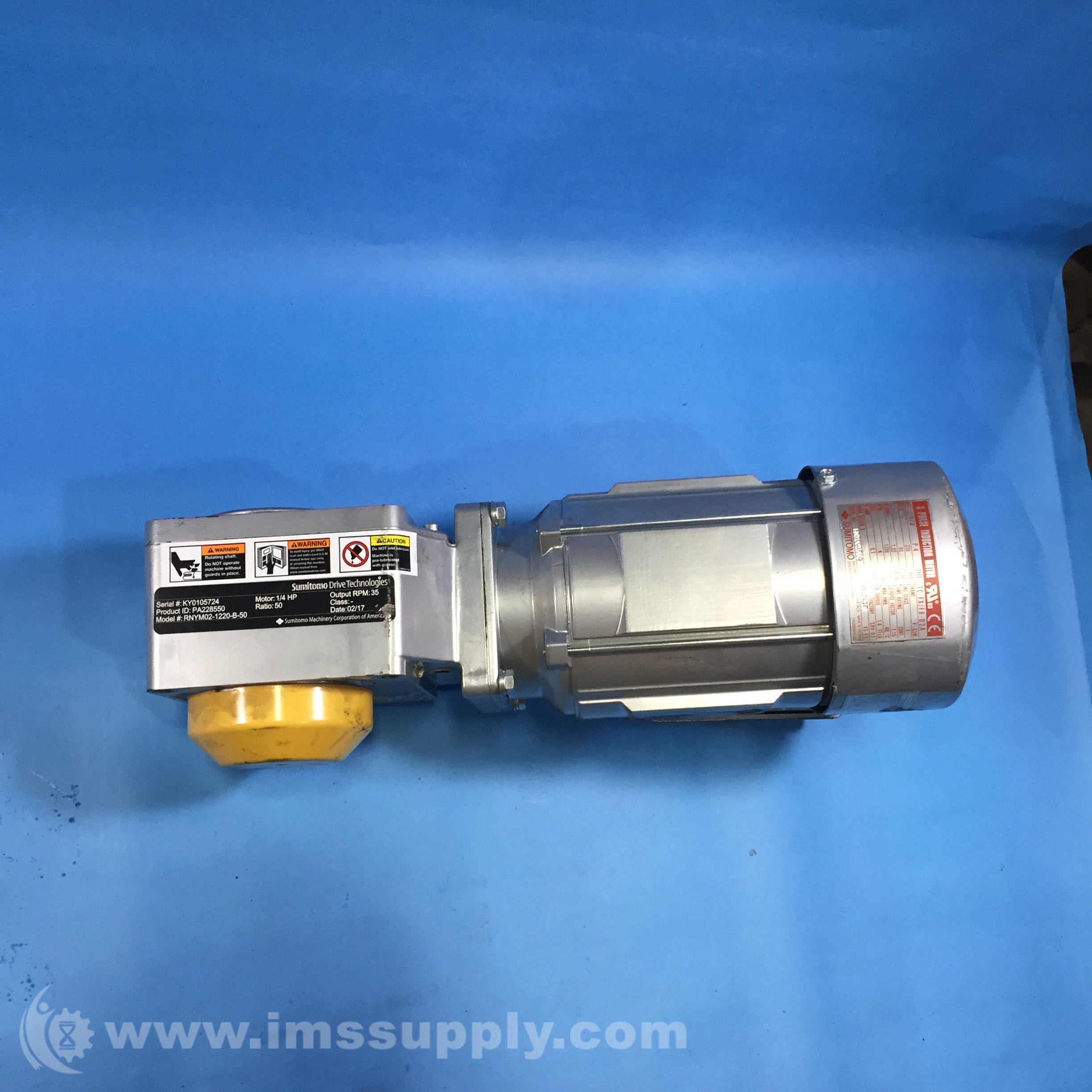 Sumitomo RNYM021220B50 SMHyponic Gearmotor IMS Supply