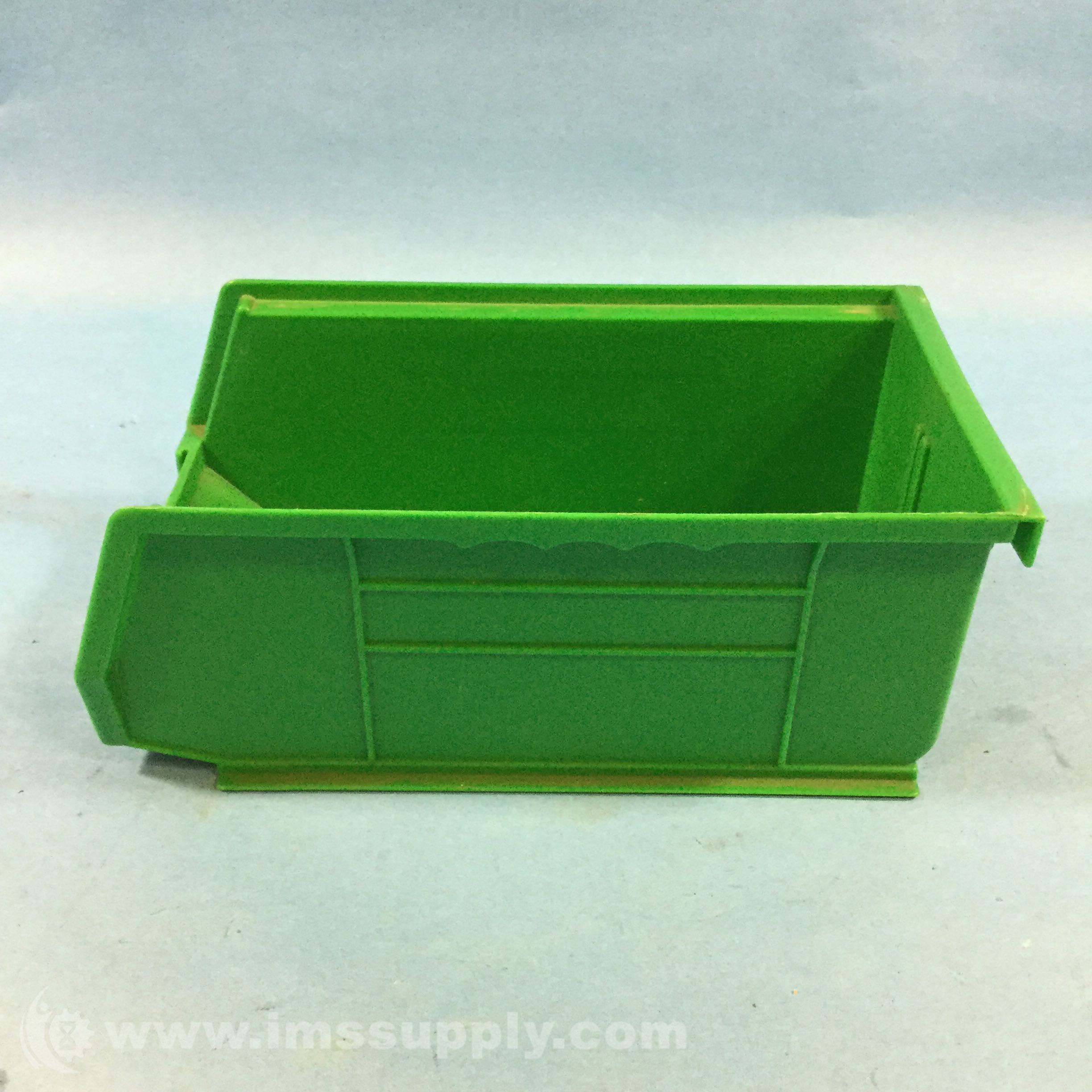 Integrated Plastics 30220 green Hanging and Stacking Bin 7 3/8 IMS