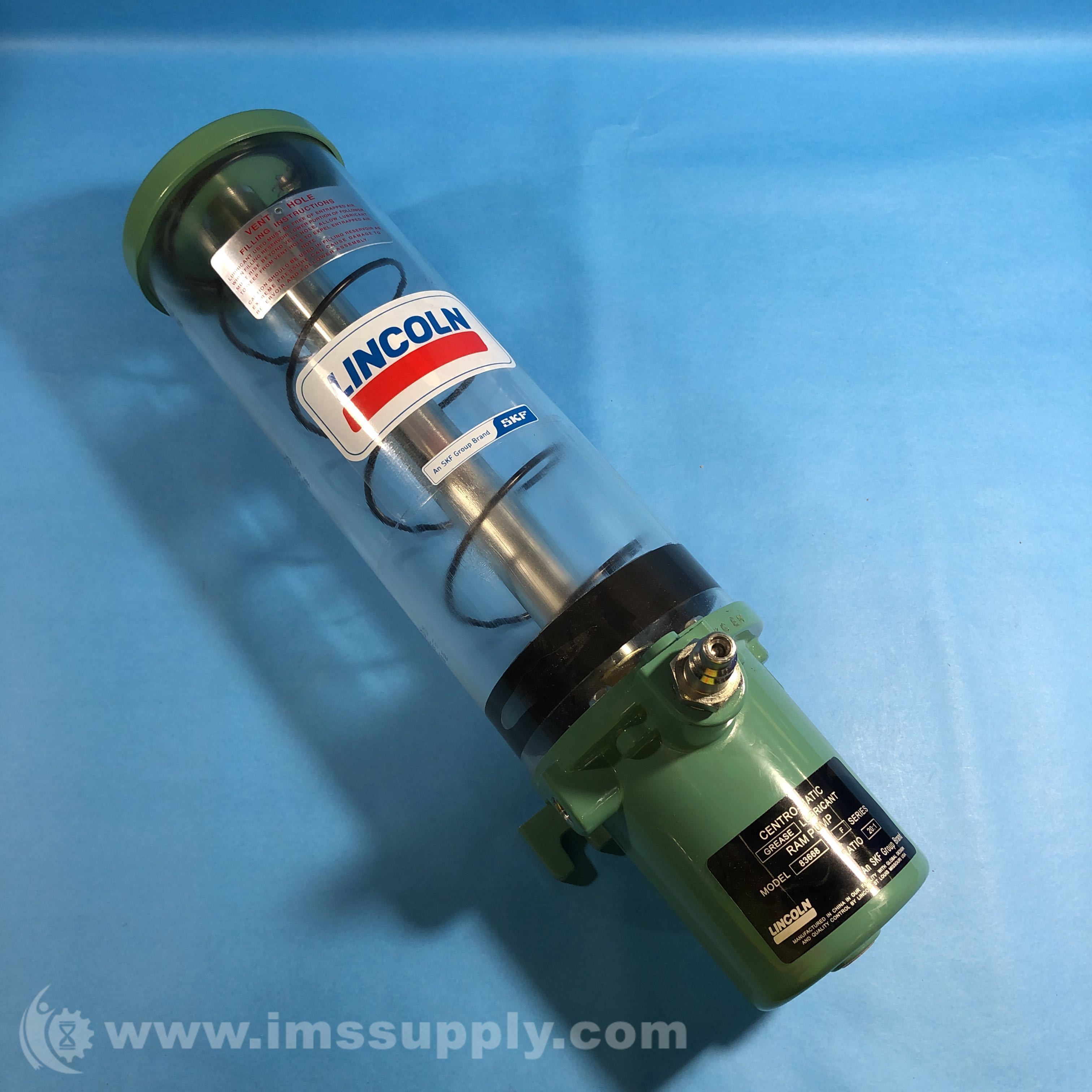 Lincoln 83668 Ram Pump, Pneumatic IMS Supply