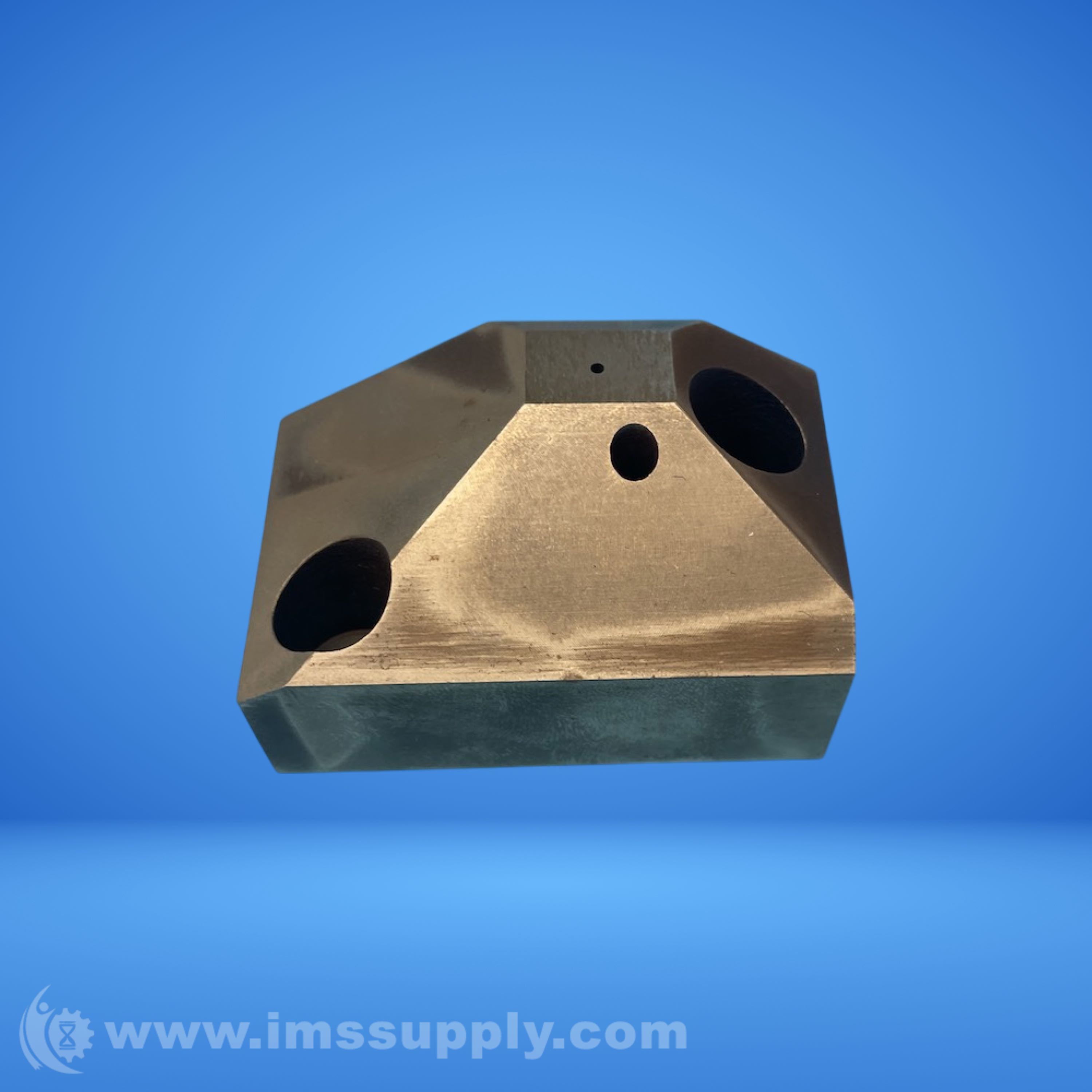 3 inch x 2 inch x 2 inch Steel 5 Hole Angled Mounting Block - IMS Supply