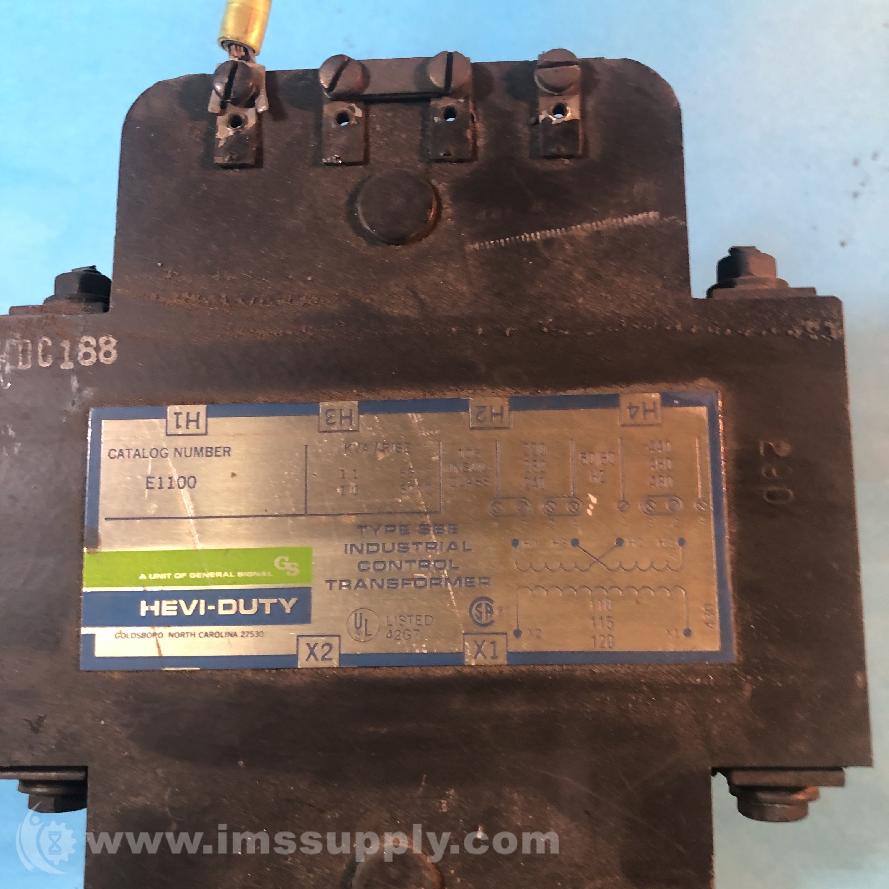 Hevi Duty Electric E1100 Control Transformer - IMS Supply