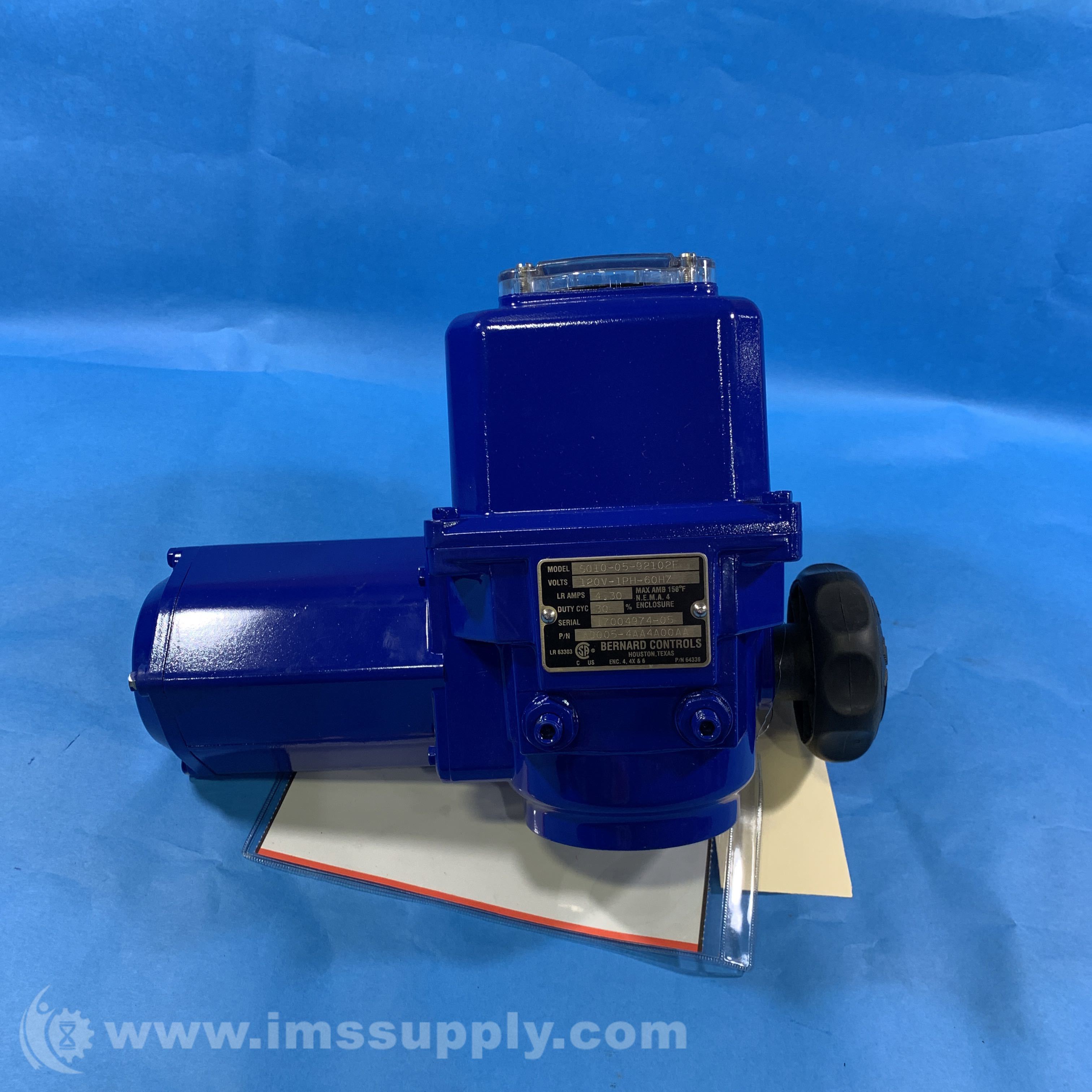 Bernard AD0054AA4A00AA Actuator Valve IMS Supply