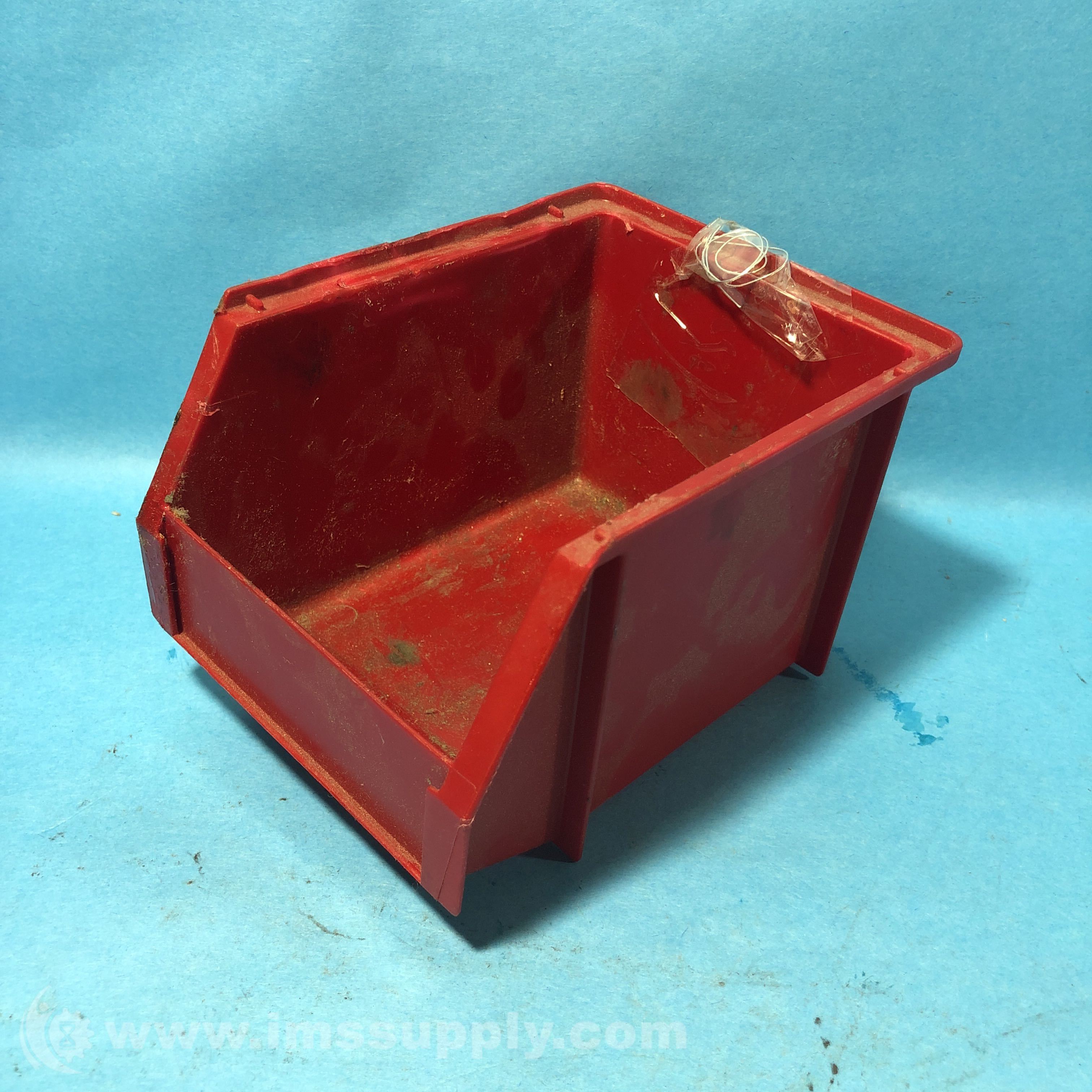 Empak BIN5 StackOn Small Parts Storage Organizer Bin, Red IMS Supply