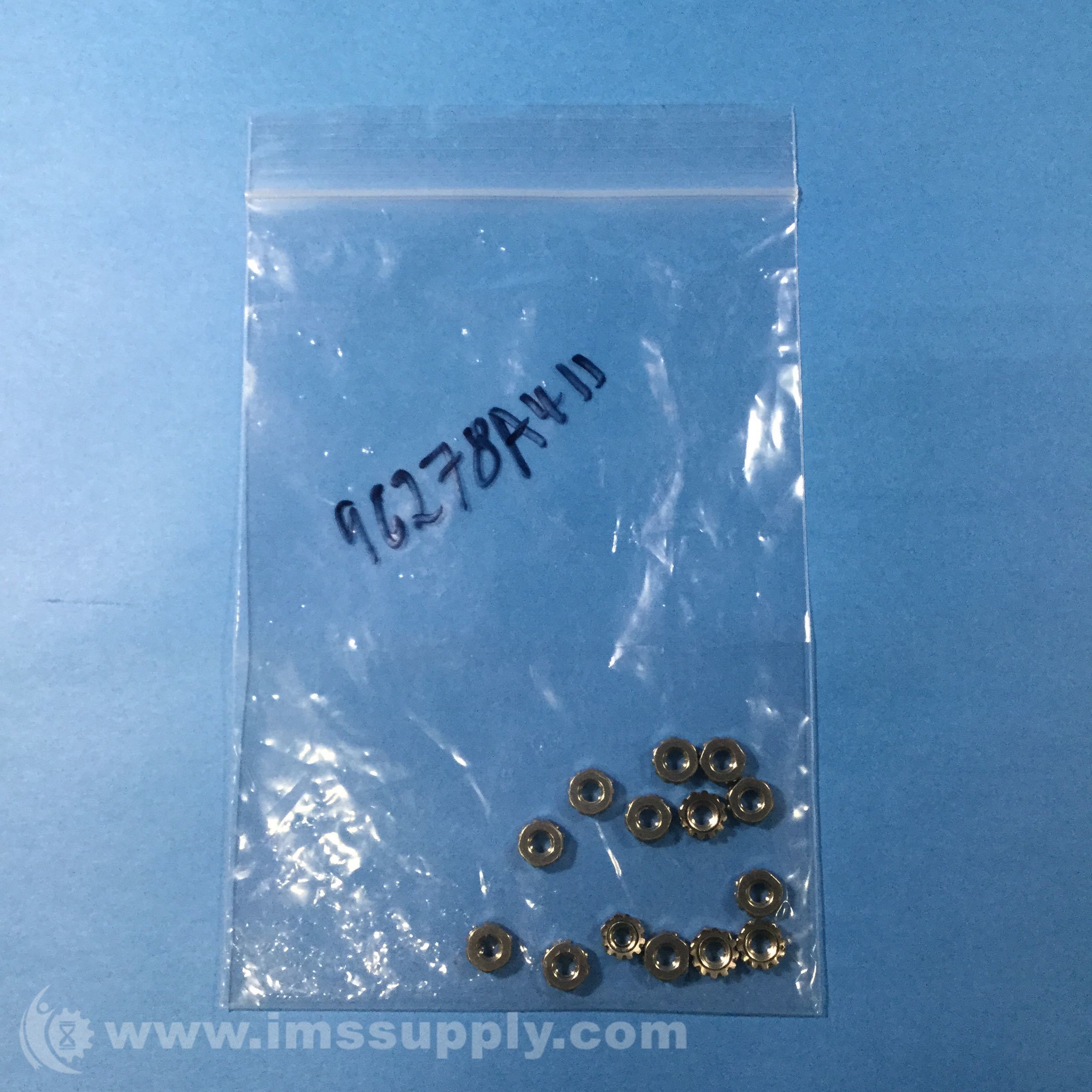 McMasterCarr 96278A411 Locknuts with Lock Washers, Bag of 100 IMS Supply