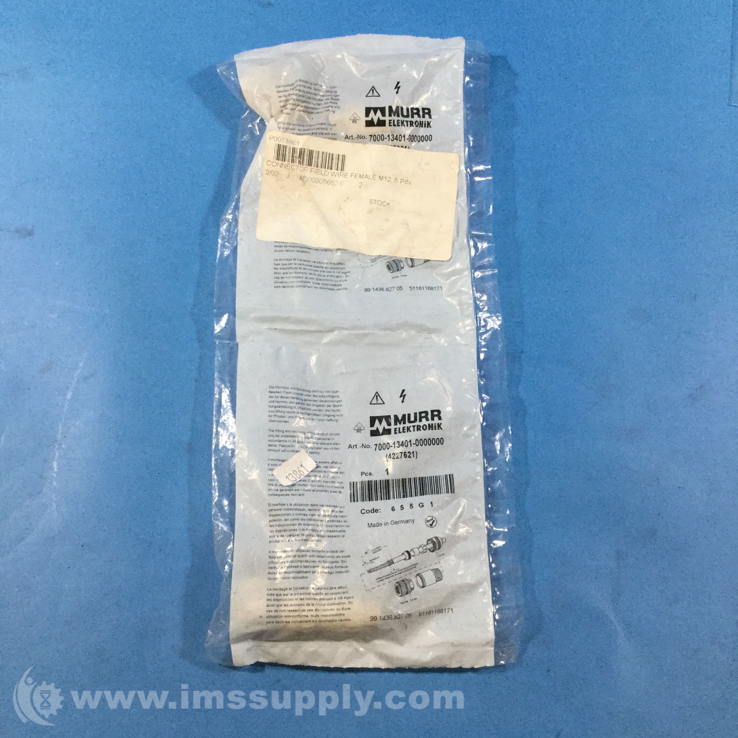Murrelektronik 7000-13401-0000000 (4227621) Screw Terminal - IMS