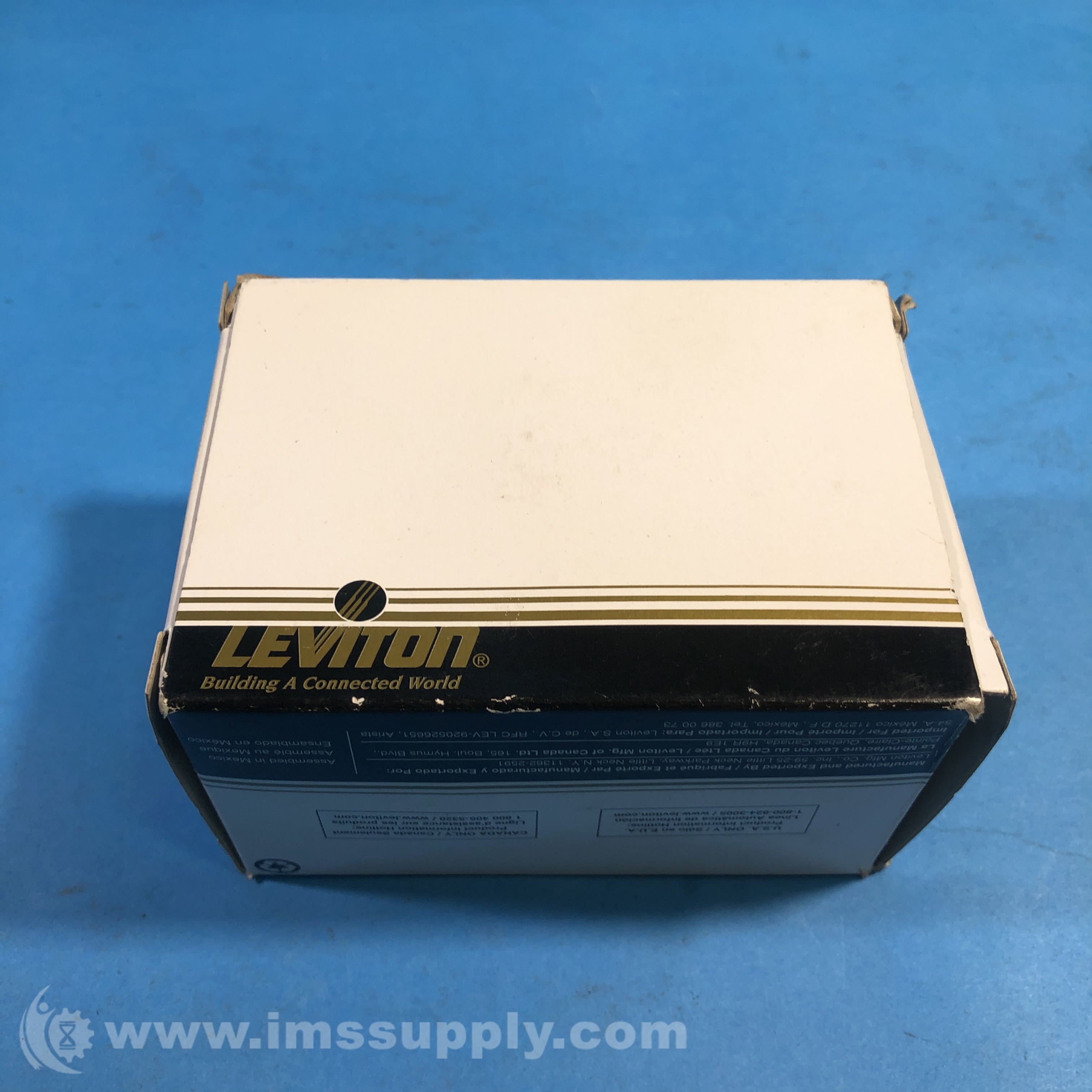 Leviton 5373 Color Black Grounding Outlet, 50 Amp, 125 Volt, 2P - IMS ...