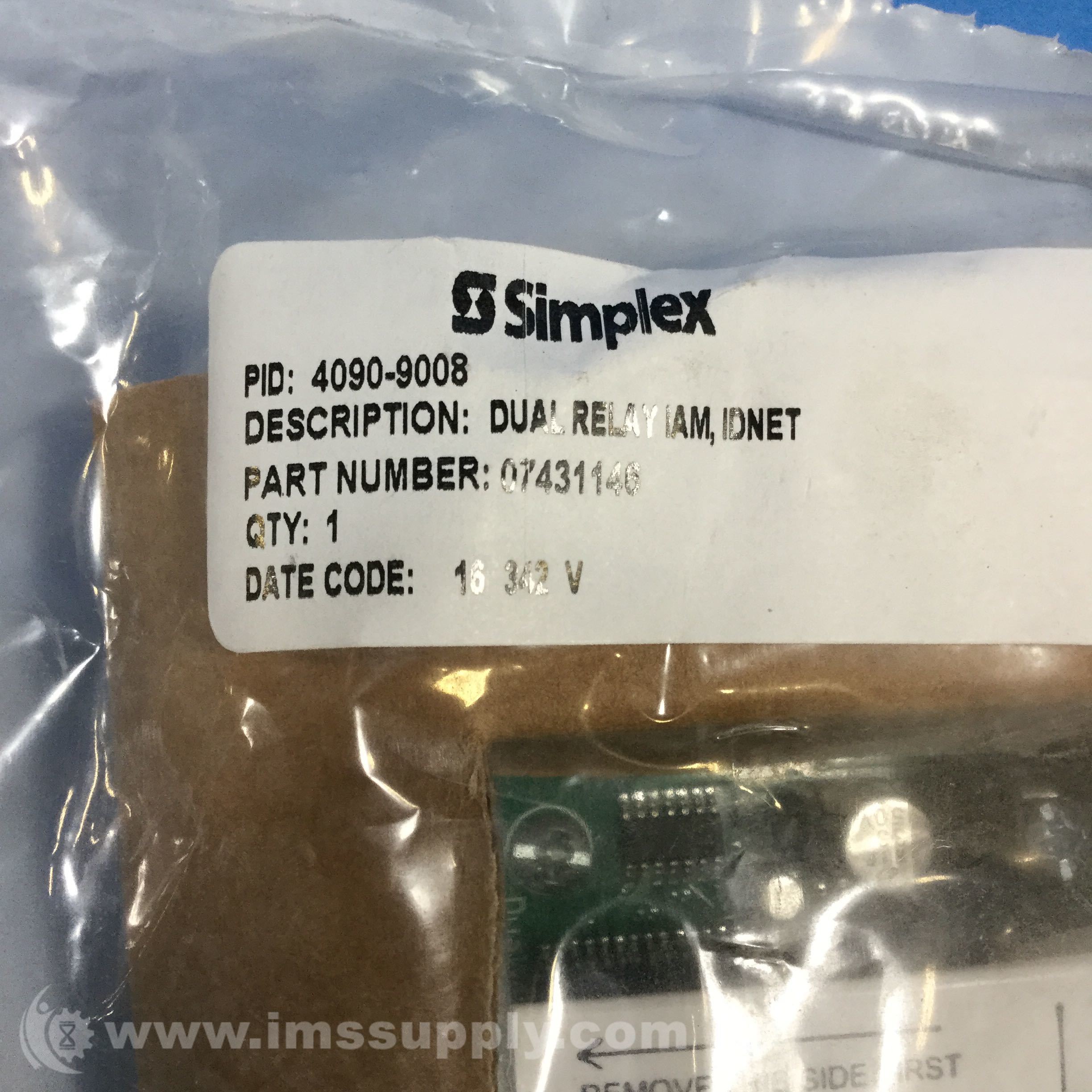 Simplex Dual Relay IAM IDNET Fire Alarm #4090-9008 