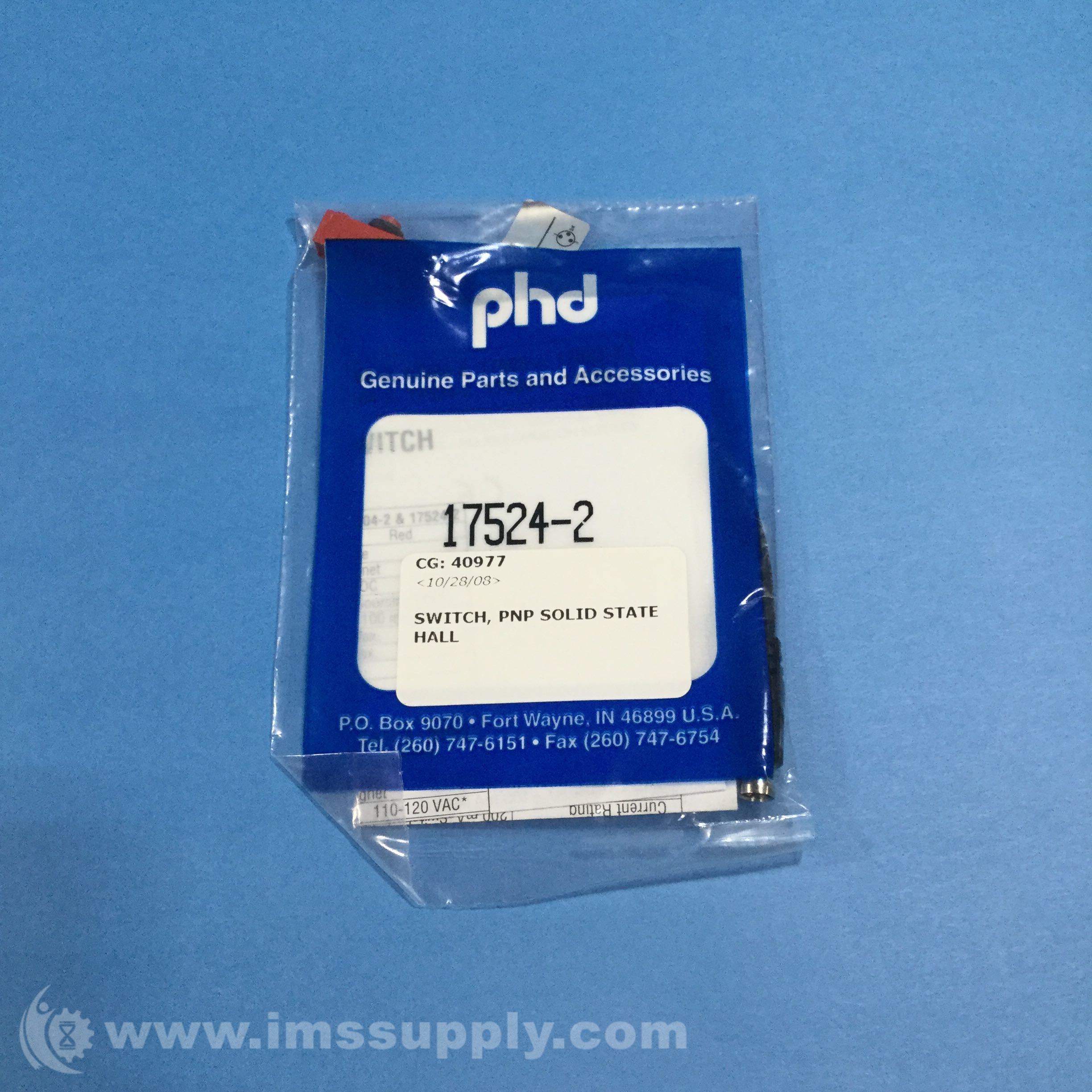 PHD INC 17523-2 Switch – Interruttore Usato – Buono Stato