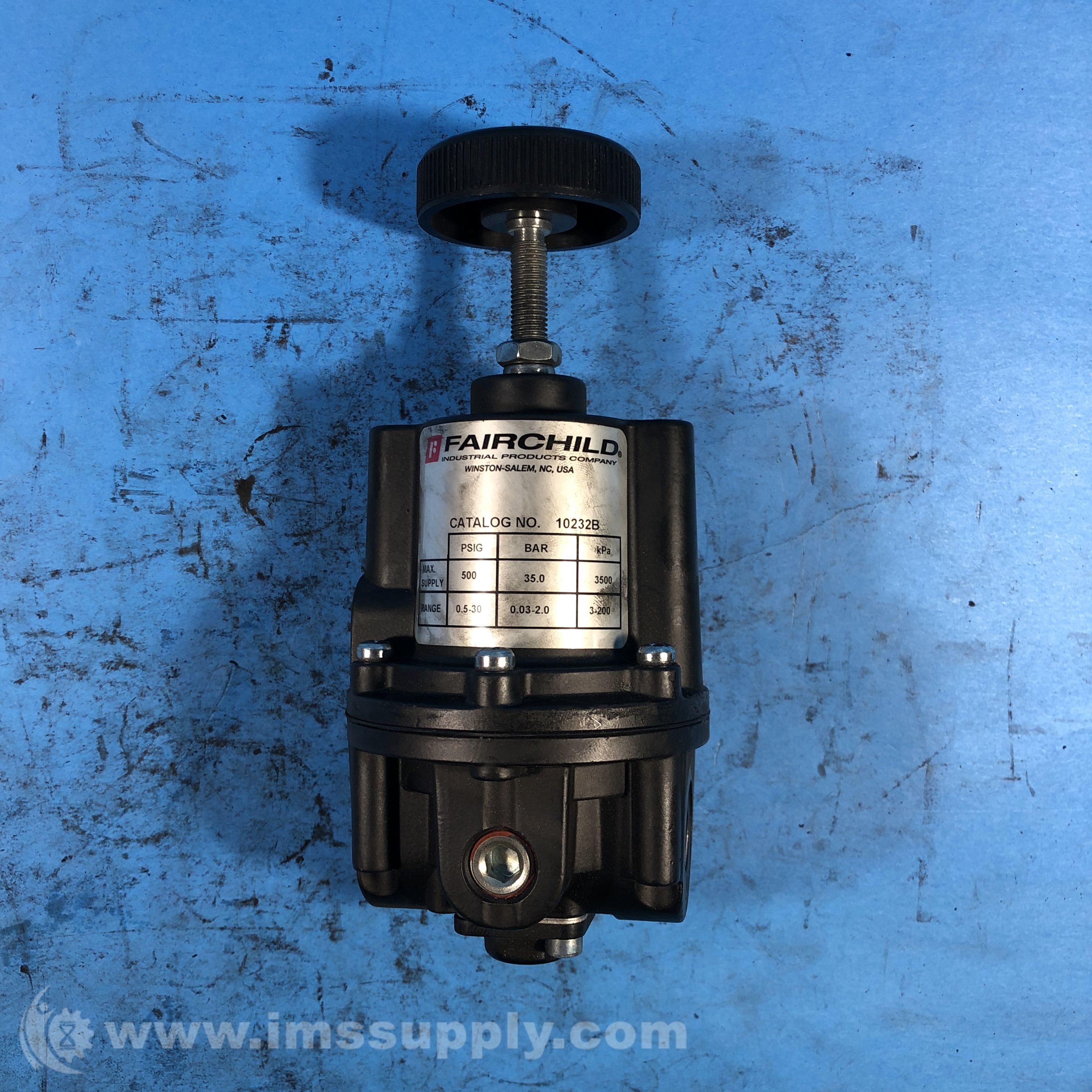 Fairchild Industrial Prod 10232B Model 10 Precision Regulator - IMS Supply