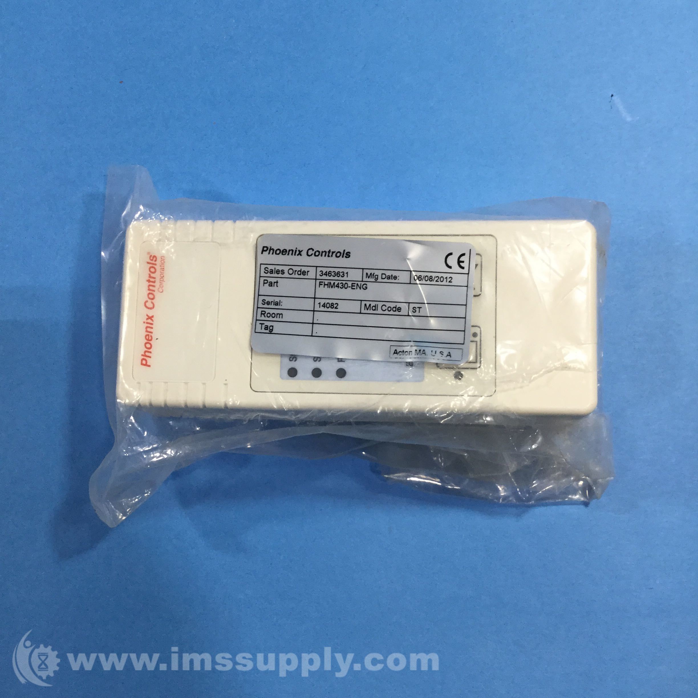 Phoenix Controls FHM430ENG Fume Hood Monitor IMS Supply