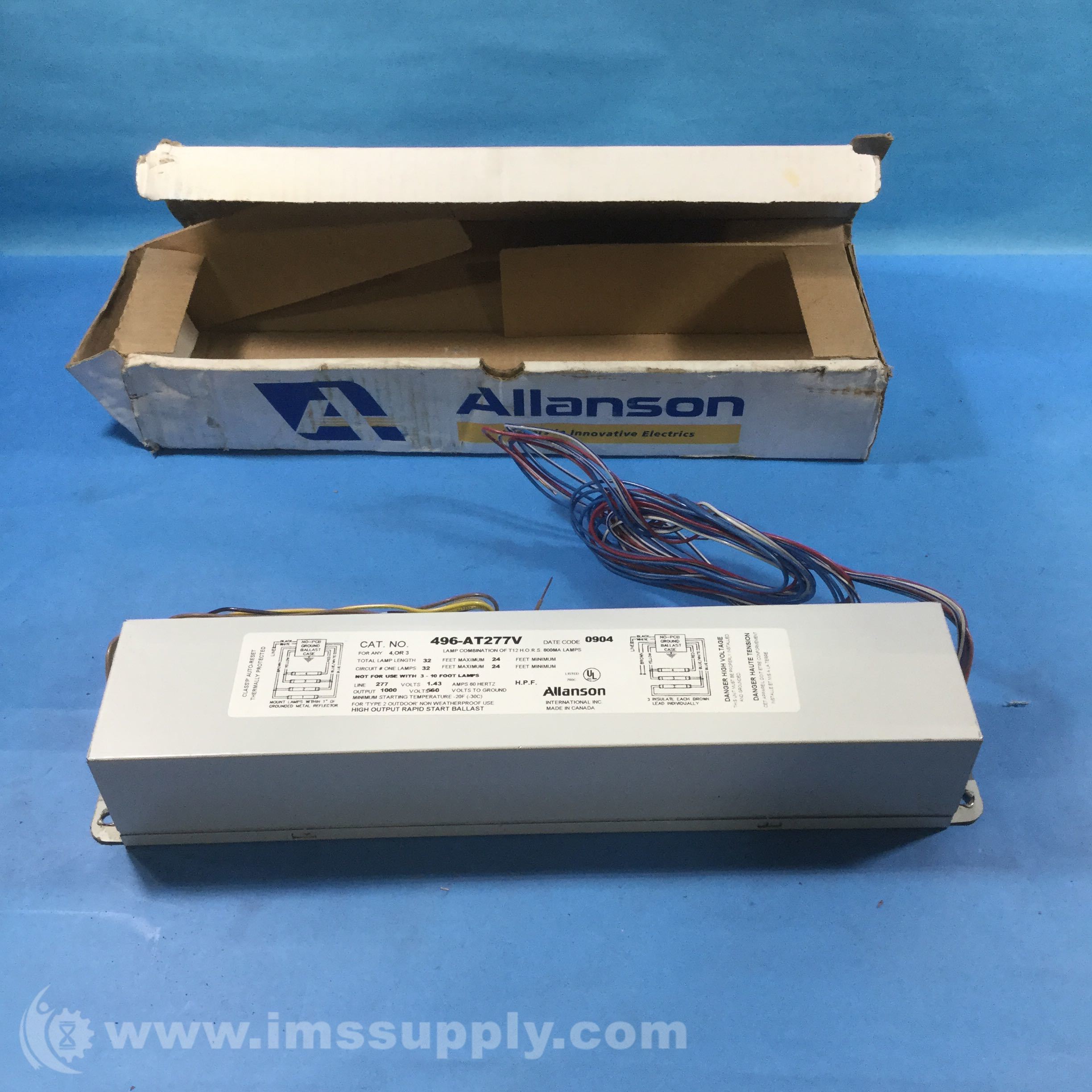Allanson ballast on sale