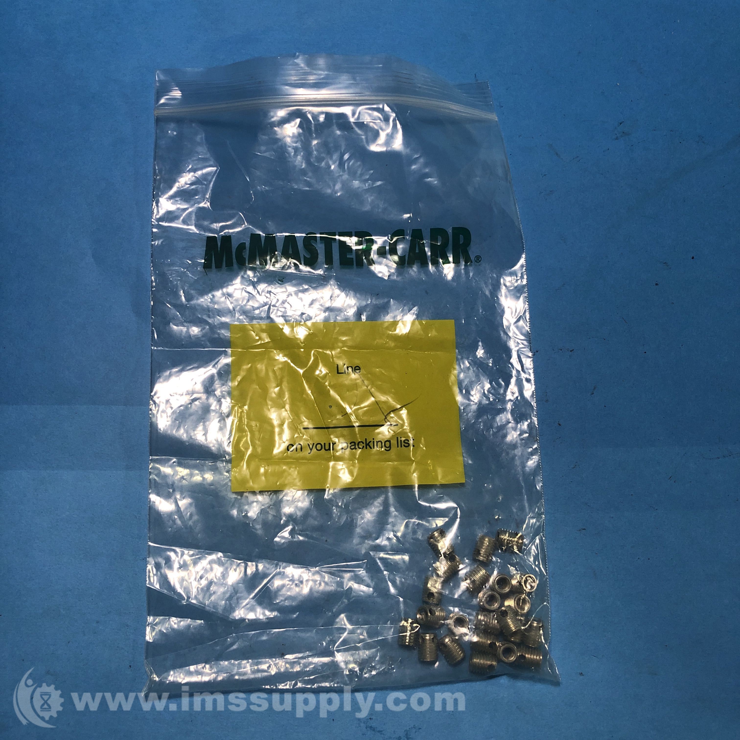 McMasterCarr Bag of 23 Threaded Inserts IMS Supply