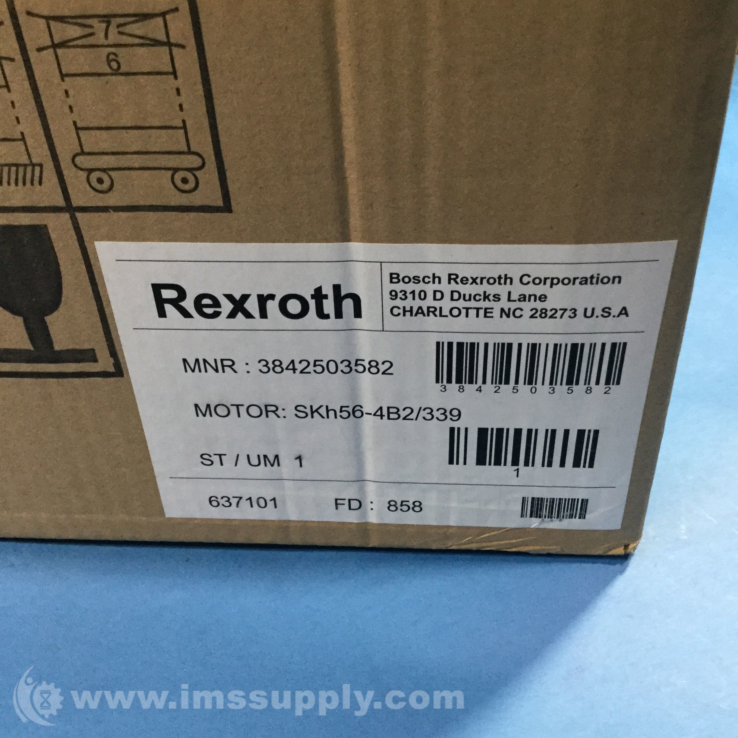 Rexroth 3842503582 Motor - IMS Supply