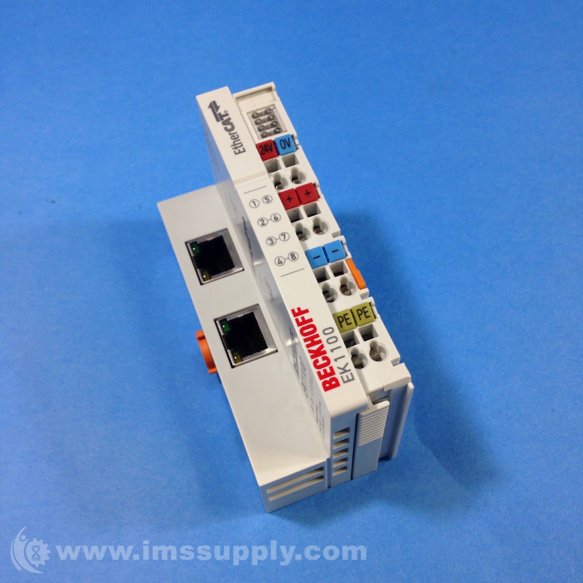 Beckhoff EK1100 24V EtherCAT Coupler Interface Module IMS Supply