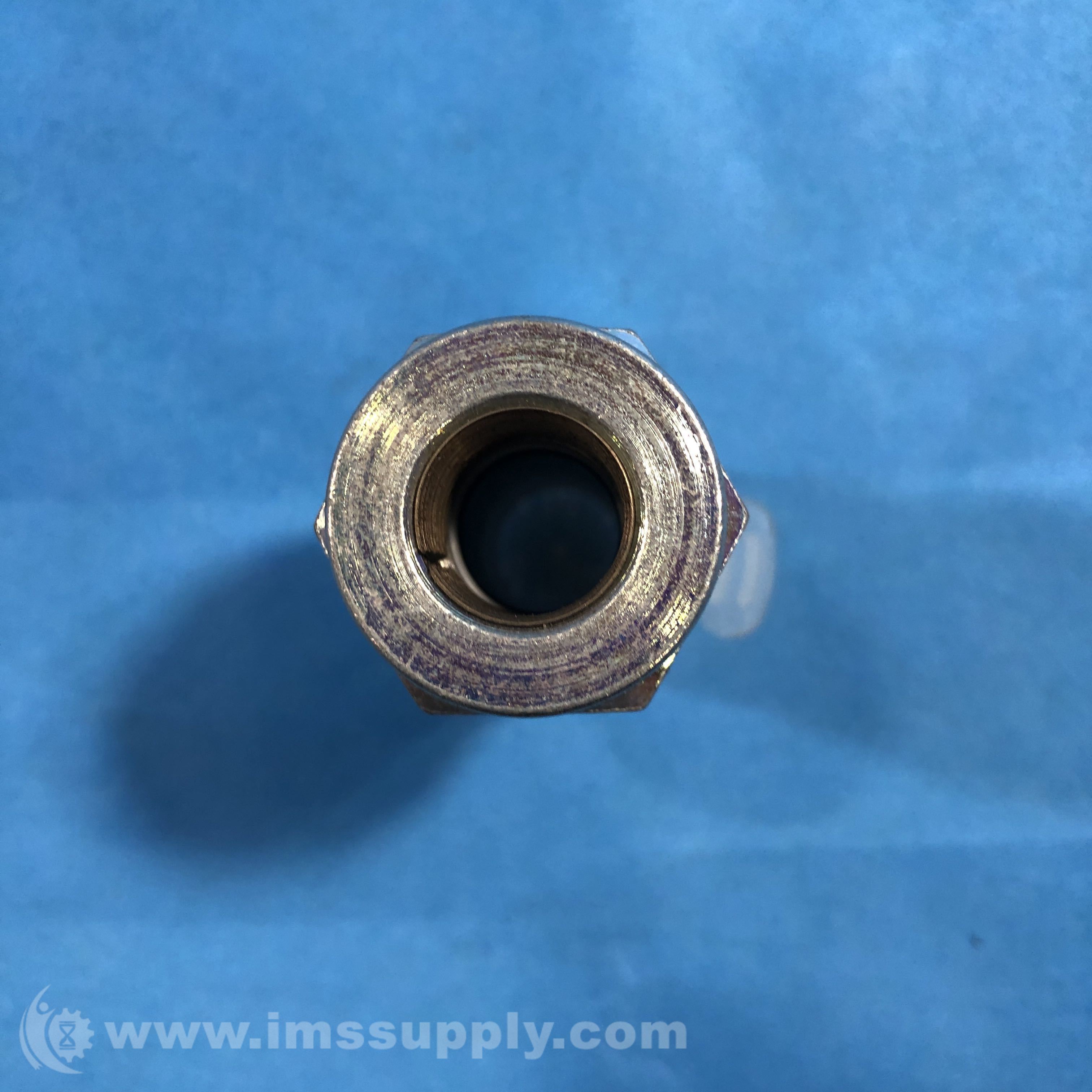 Lenz 8 Hex Straight Threaded Male to Female Fitting IMS Supply