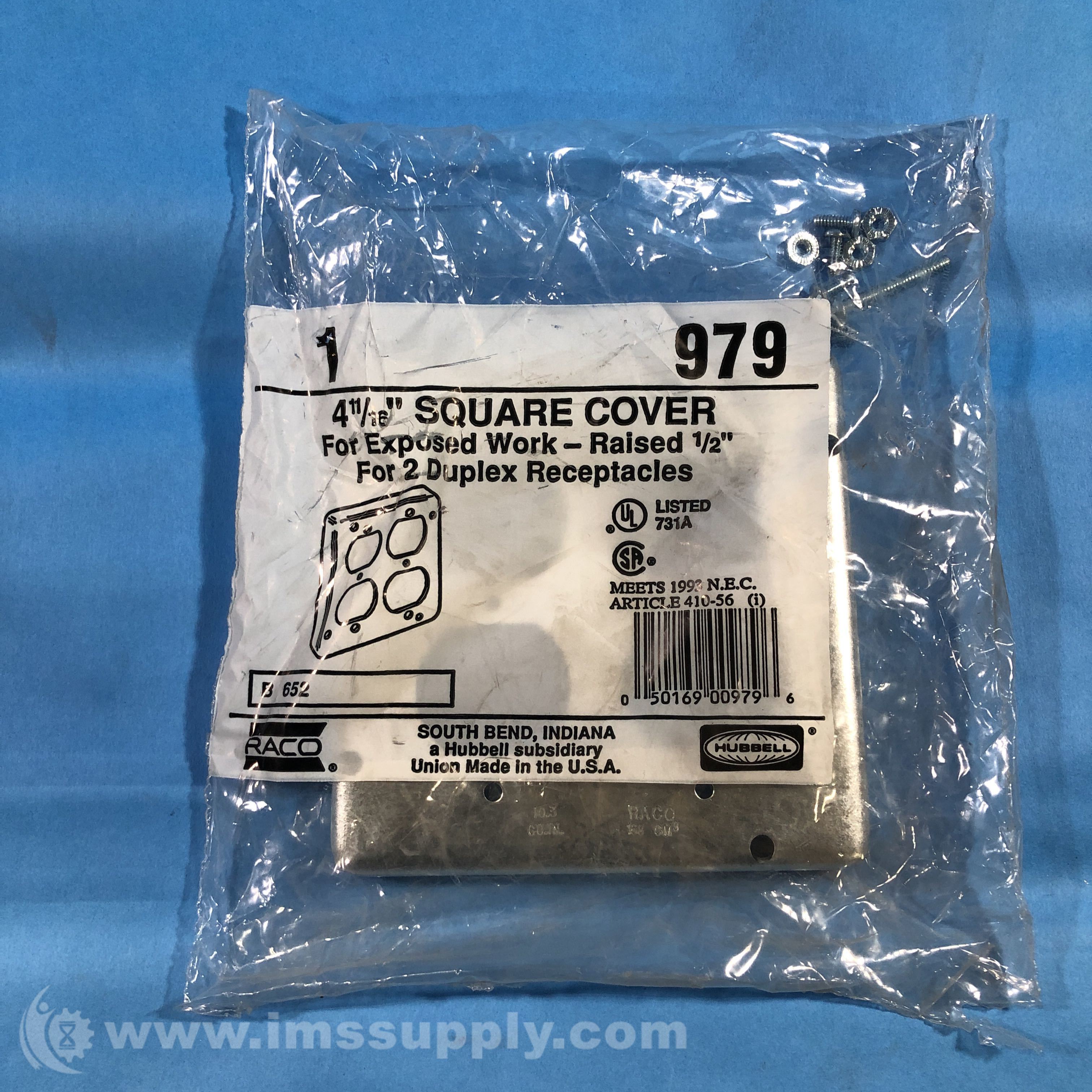 Raco Square Cover Box of 10 - IMS Supply