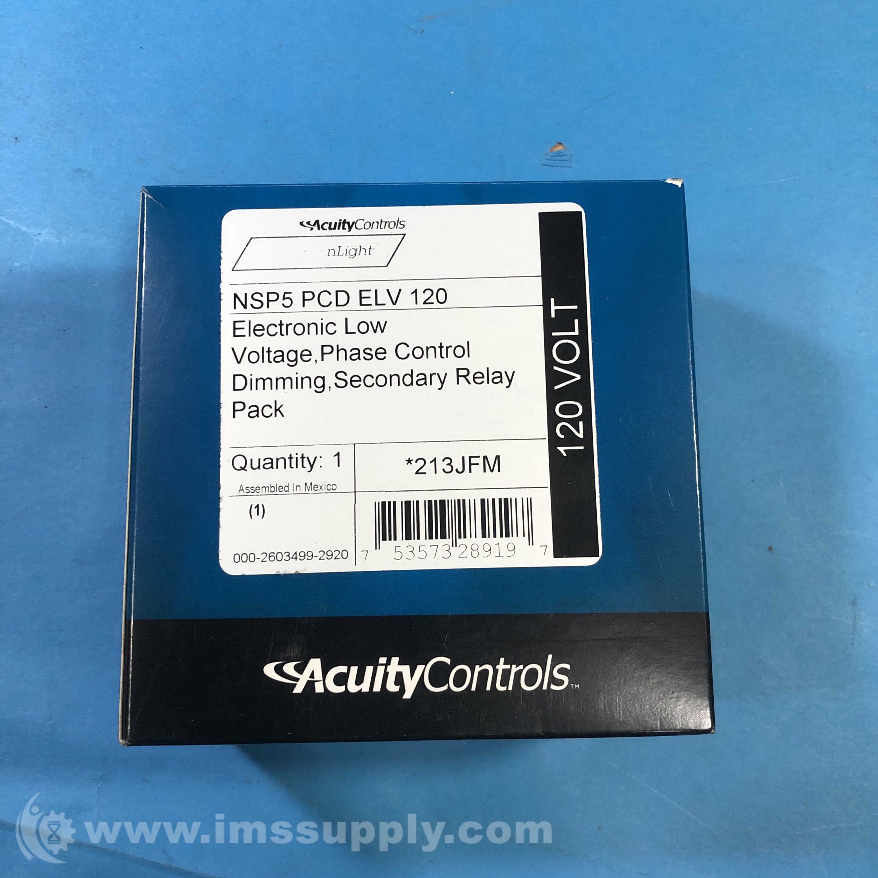 NEW Acuity Controls nLight Secondary Relay Pack NSP5 PCD ELV 120 Ballast Dimming 