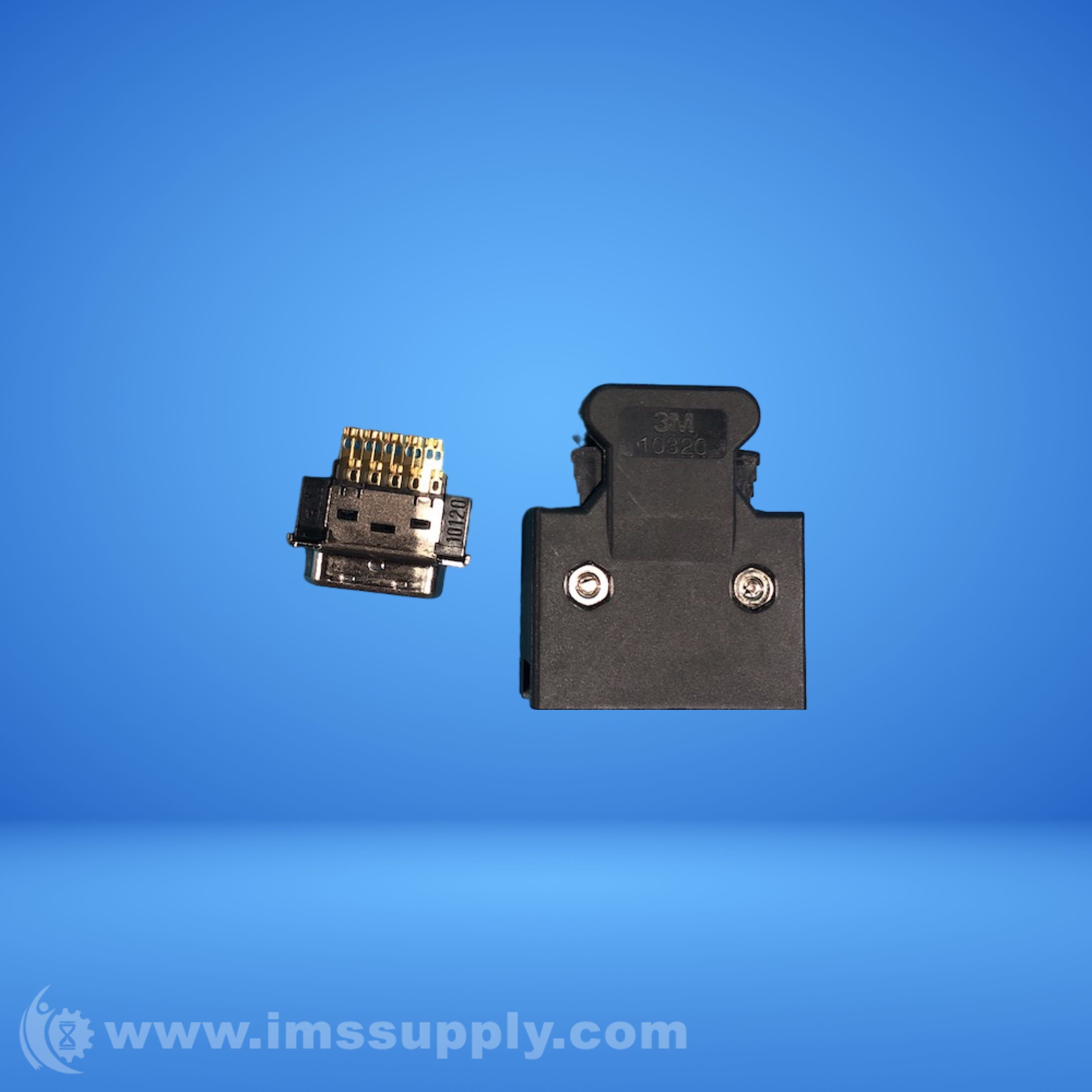 3M 10320-52F0-008D-Shape Connector Bag of 2 - IMS Supply