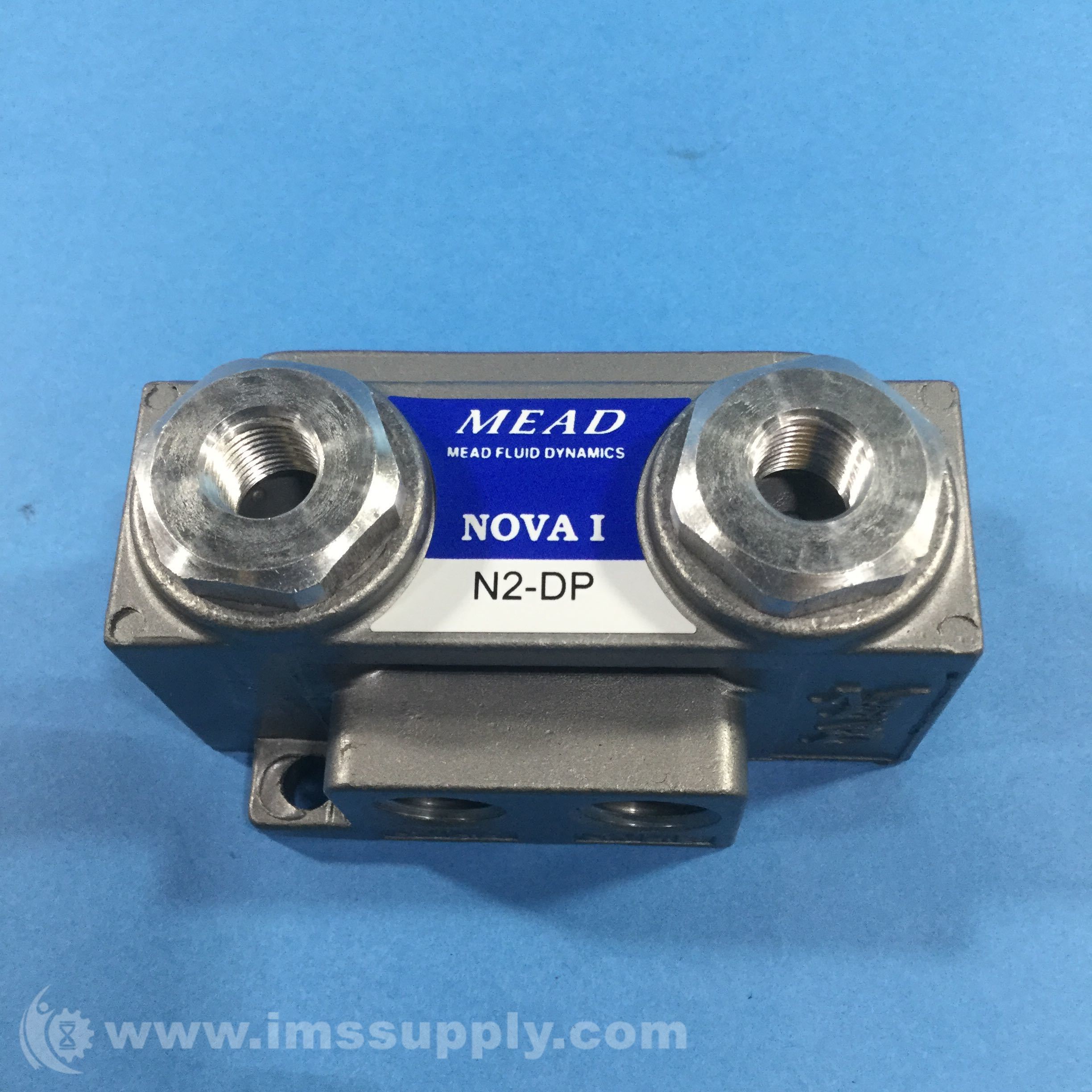 Mead Fluid Dynamics N2DP Air Piloted Valve, Body Ported (Side) IMS