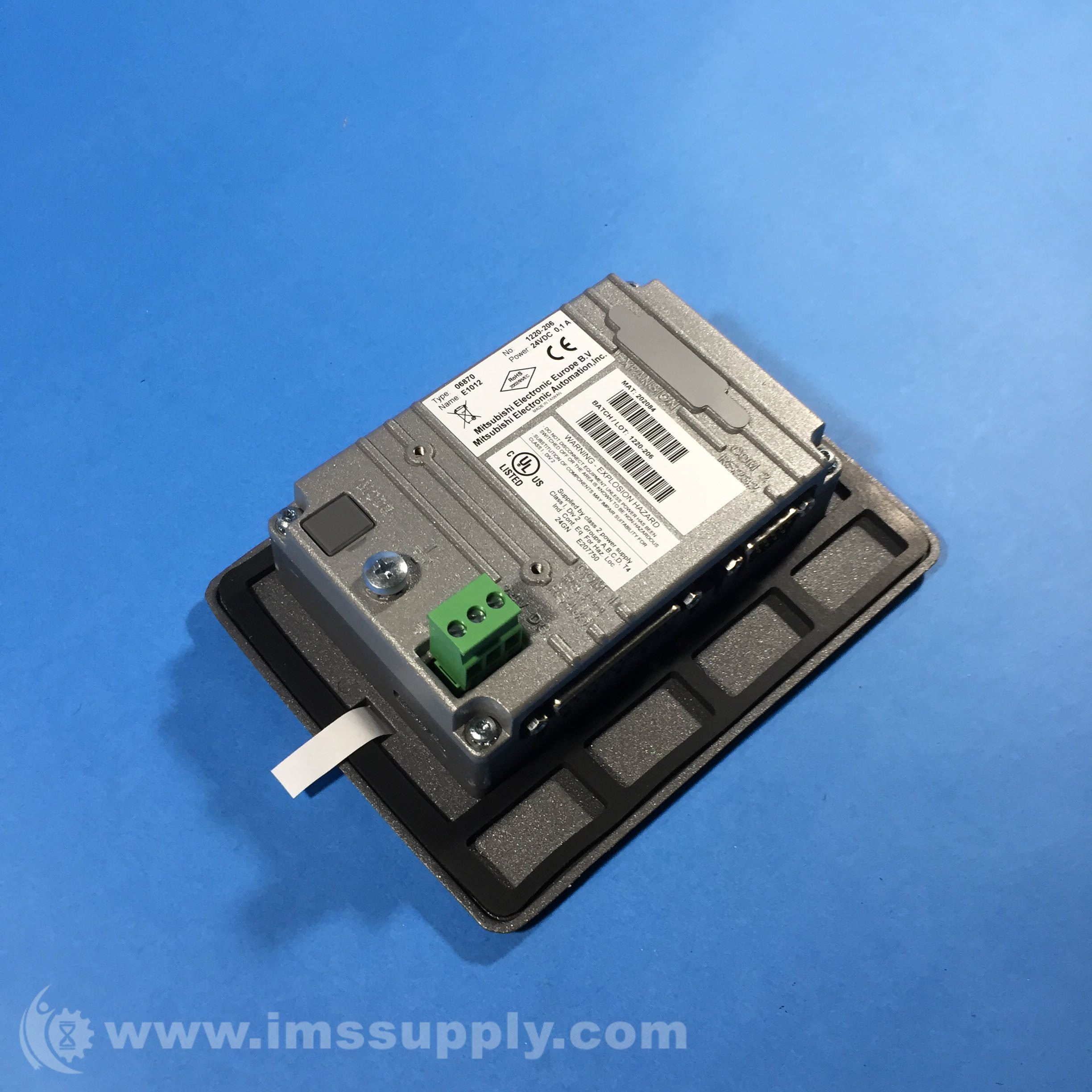 Mitsubishi E1012 Operator Interface 128 X 32 with Keypad 24VDC - IMS Supply