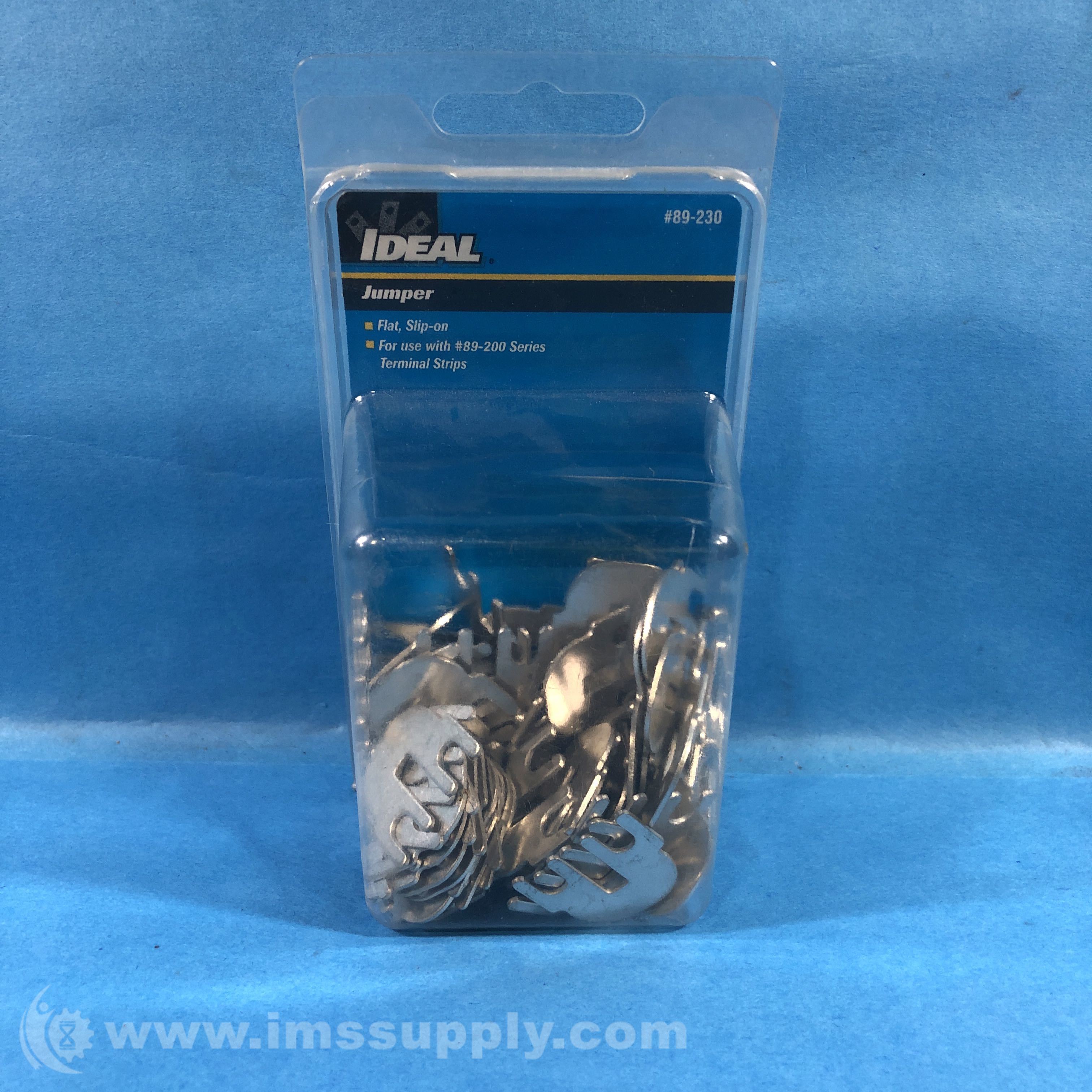 Ideal Ind 89230 Terminal Strip Jumper, Box of 50 IMS Supply
