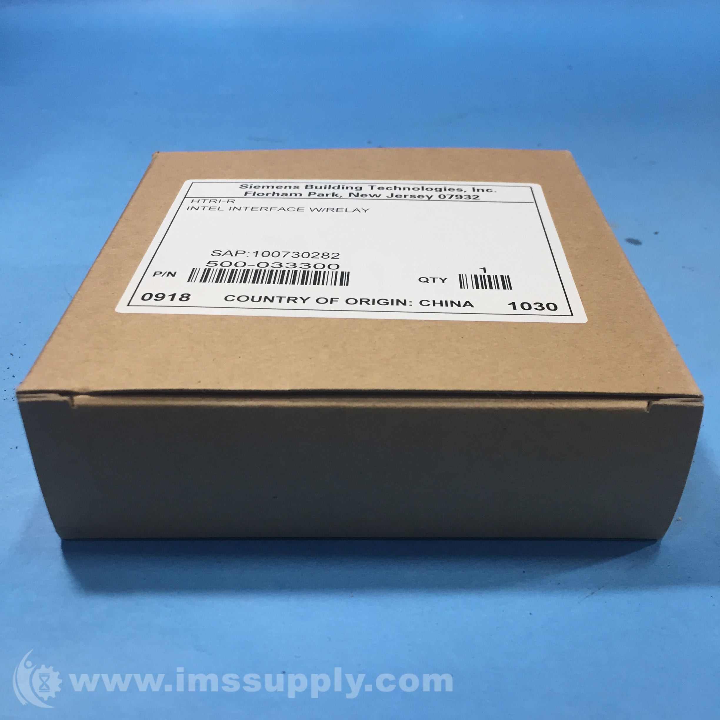 Siemens 500033300 HTRIR Single Input Monitor Module with Relay IMS