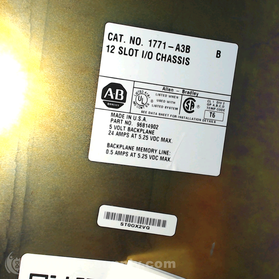 Allen Bradley 1771-A3B Rack Mount Chassis Assembly, 12 Slot - IMS Supply