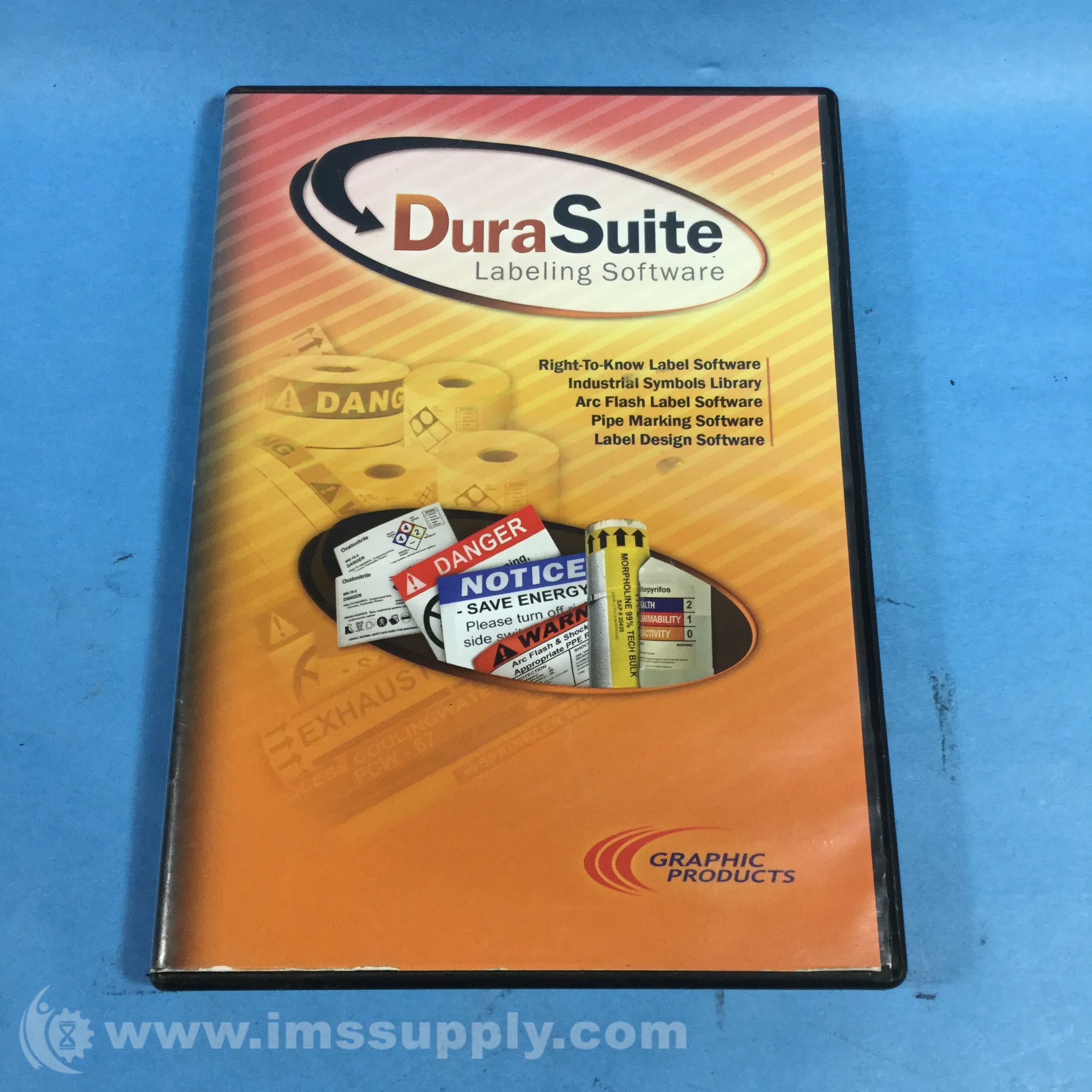 Graphic Products DuraSuite Labeling Software CD - IMS Supply