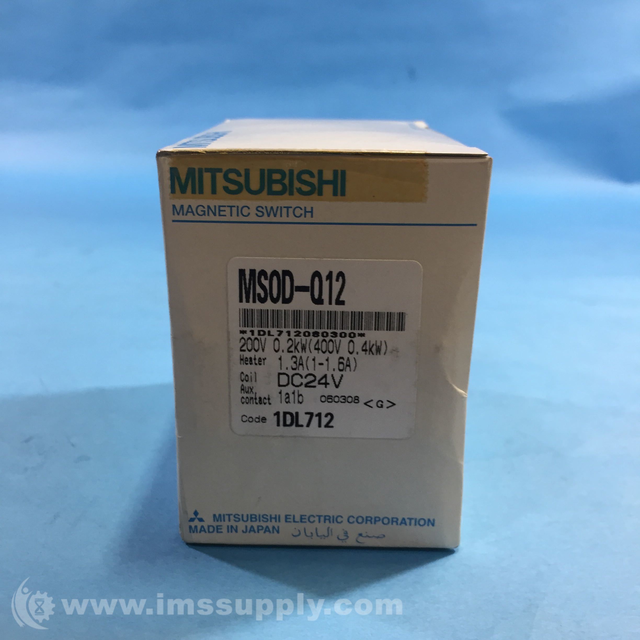 Mitsubishi MSODQ12 1.3A Contactor Switch IMS Supply
