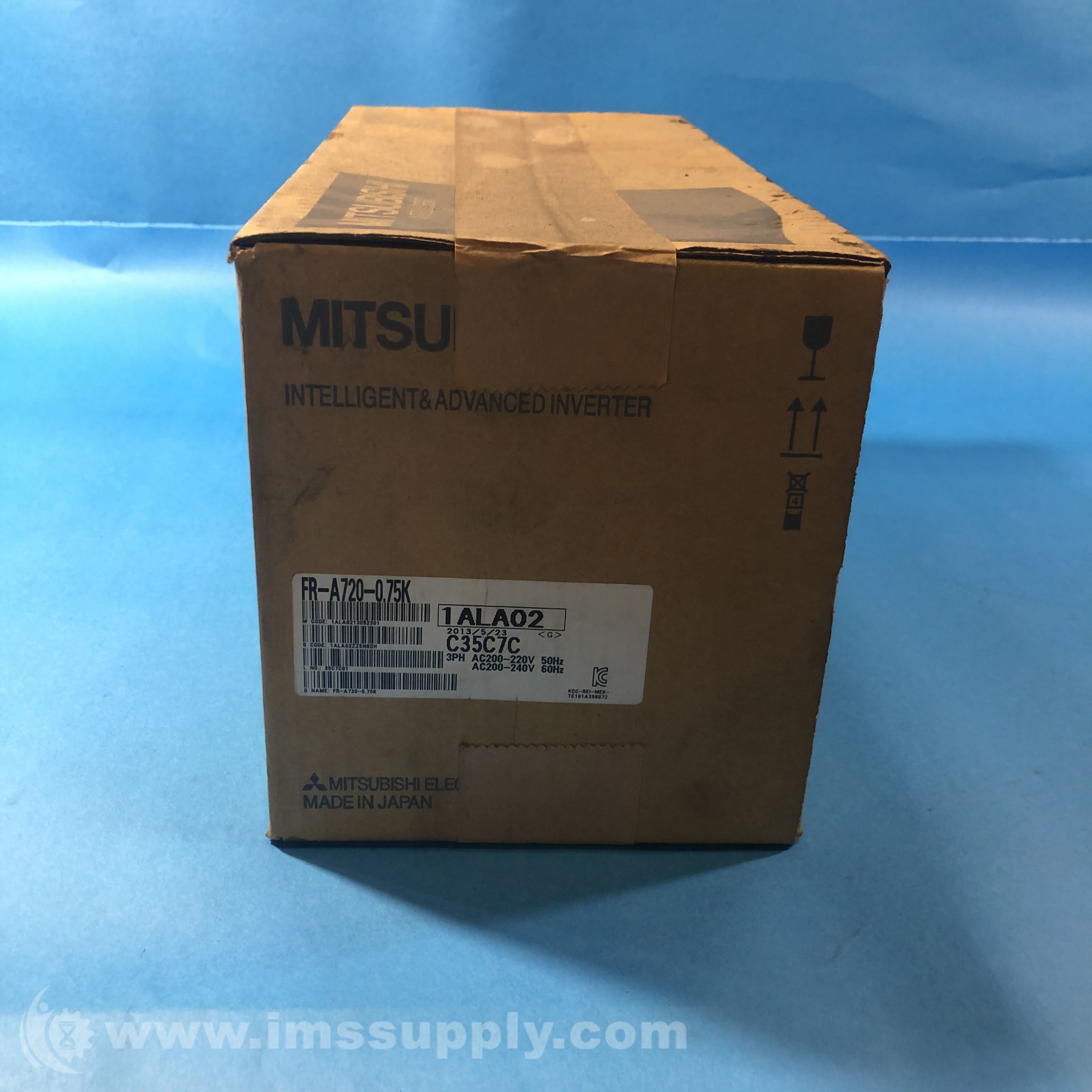 Mitsubishi FR-A720-0.75K Variable Speed Frequency Drive, 0.75 kW