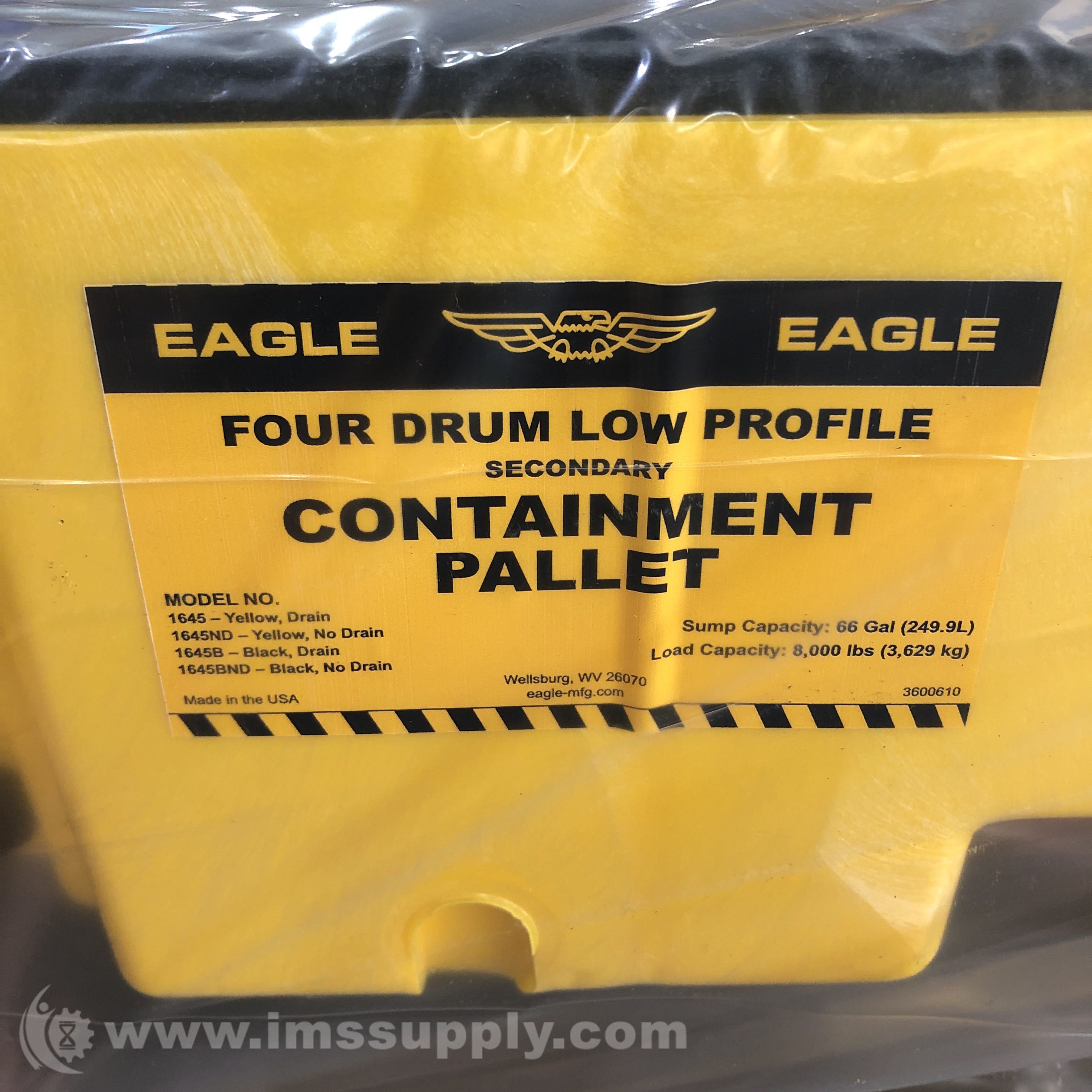 Eagle 1645 Spill Containment Pallet - IMS Supply