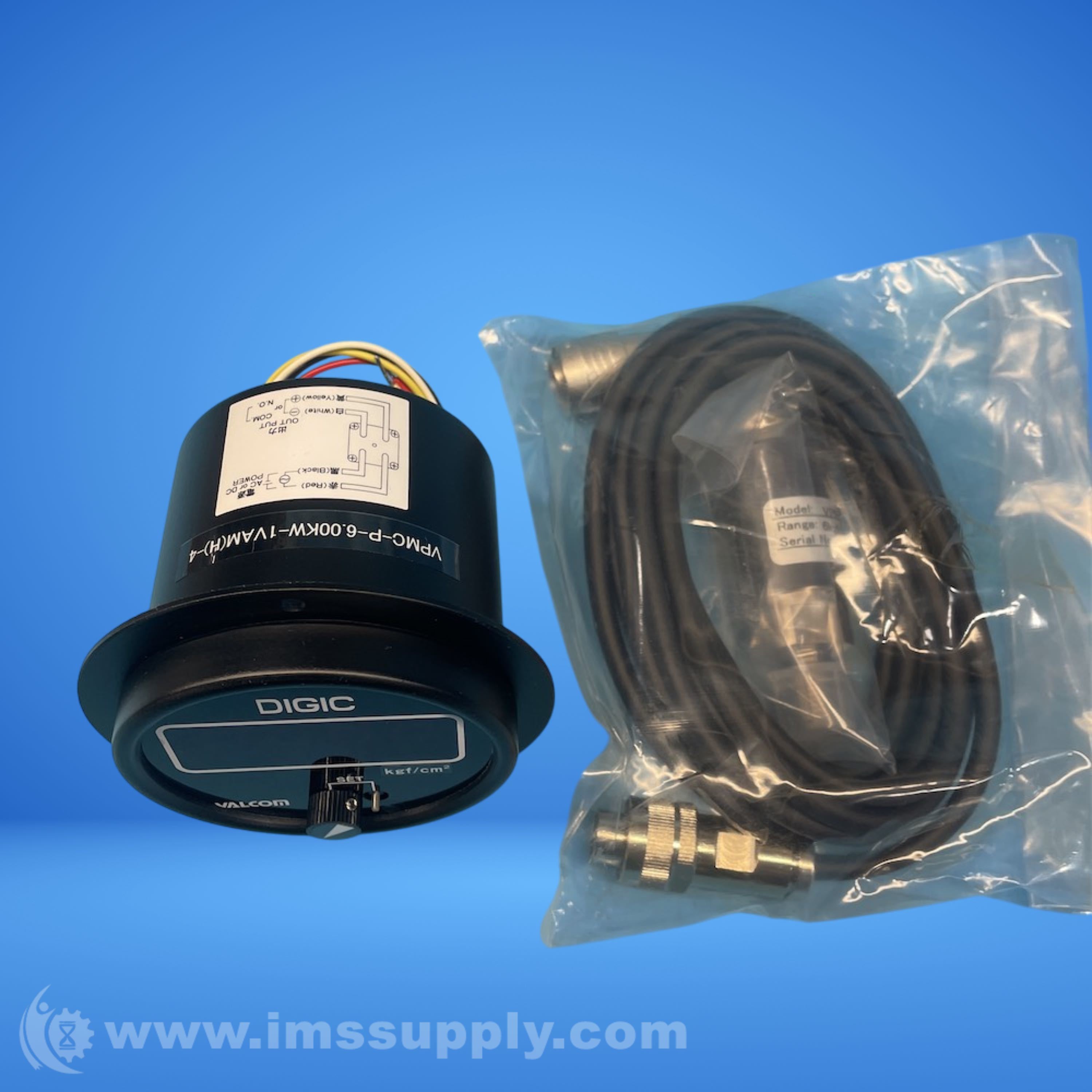 Valcom VPMC-P-6.00KW-1VAM(H)-4 Digital Pressure Gauge - IMS Supply