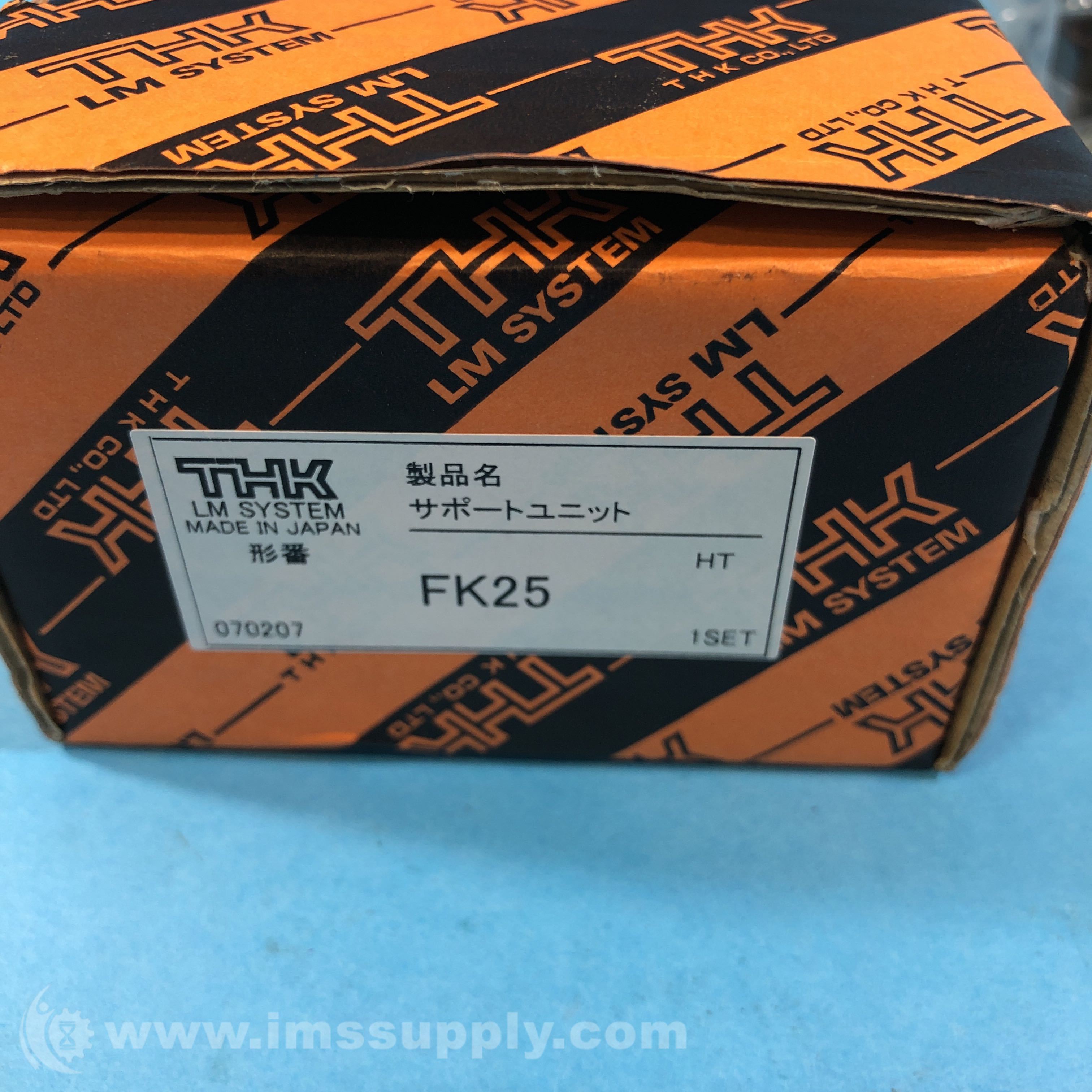 THK FK25 Ball Screw, Steel Bearing - IMS Supply