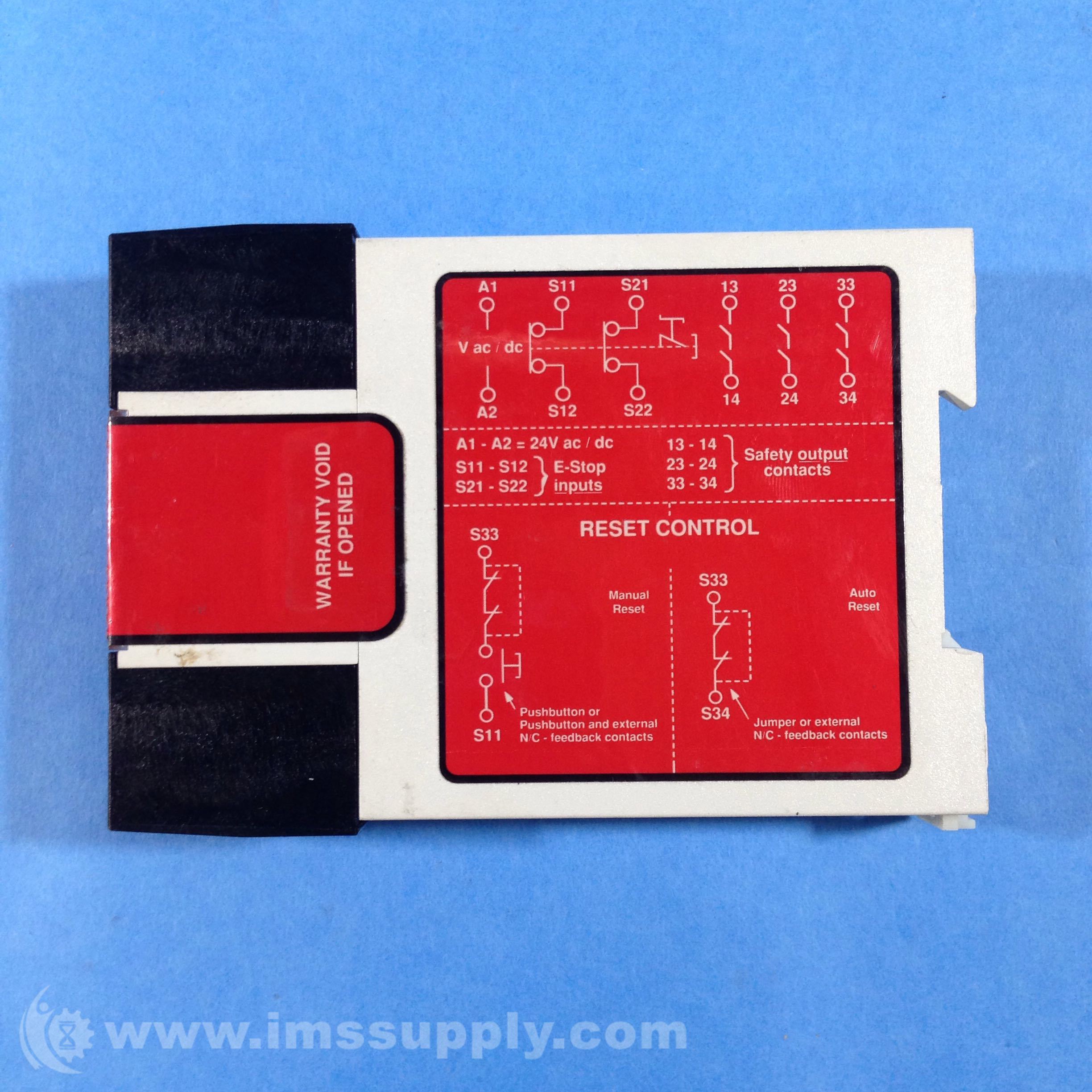 Banner ES-FA-9AA Safety Relay, 24 V, 3PST-NO, ES-FA Series - IMS Supply