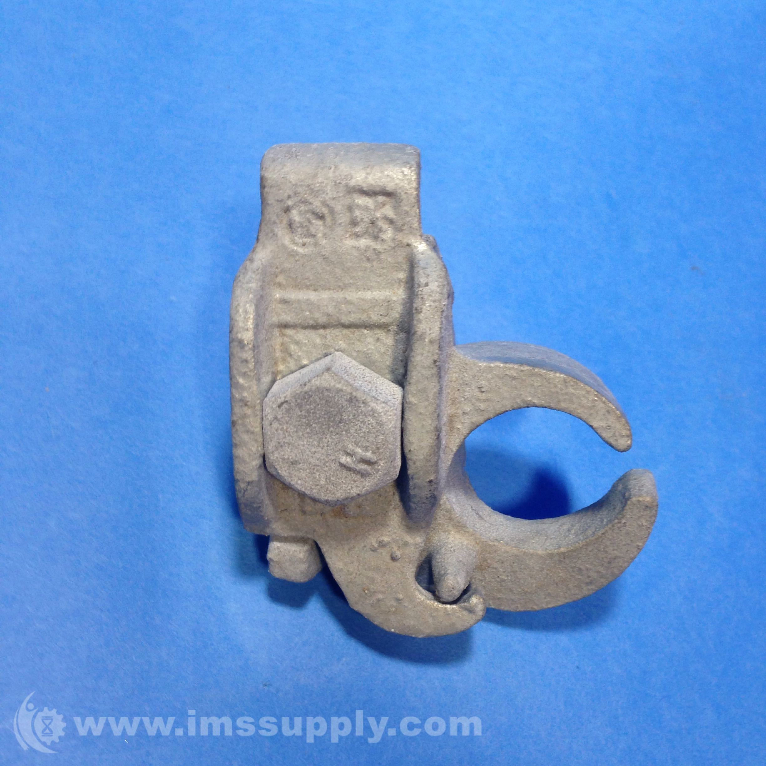 White Iron Edge Pipe Clamp IMS Supply