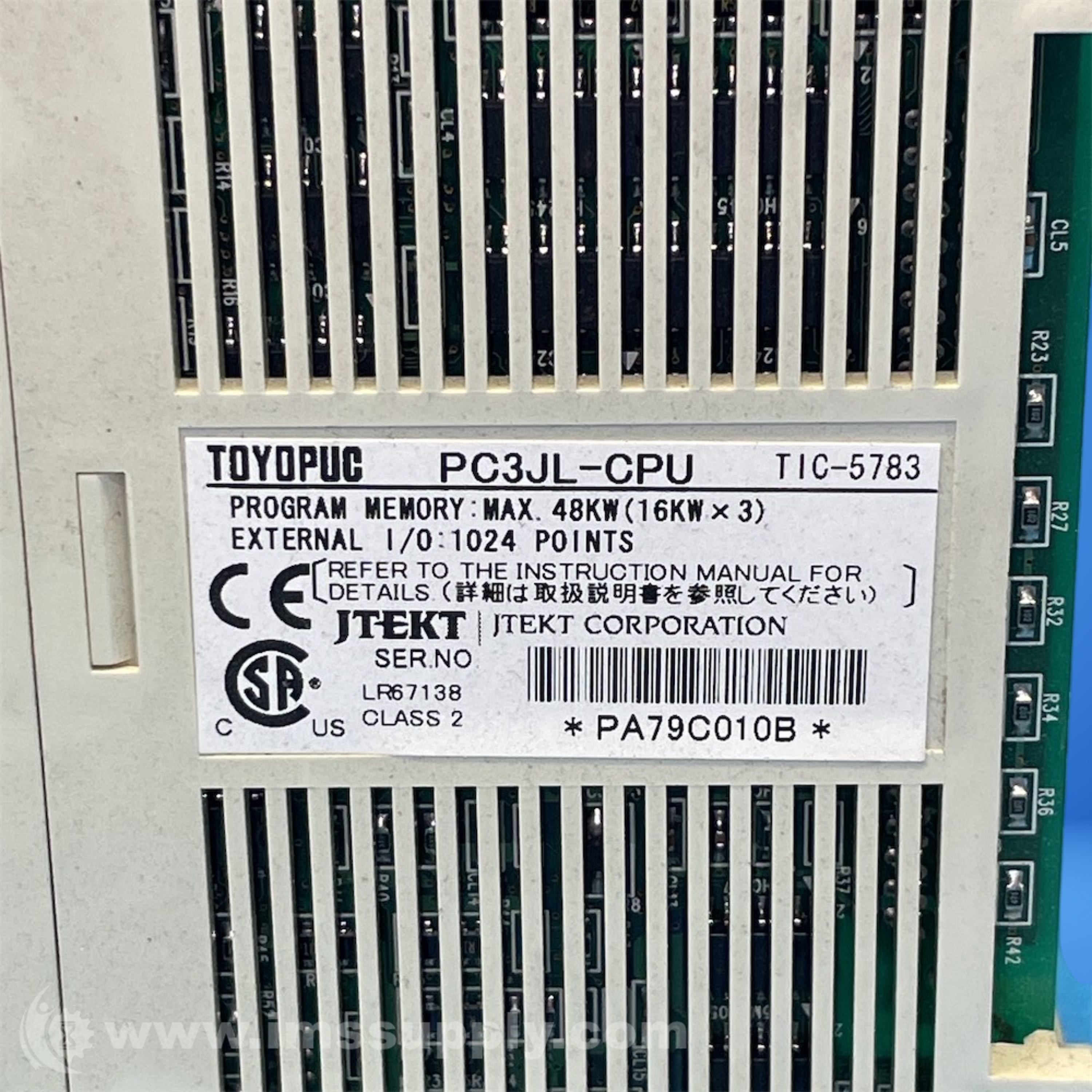 Jtekt PC3JL-CPU TIC-5783 Module - IMS Supply
