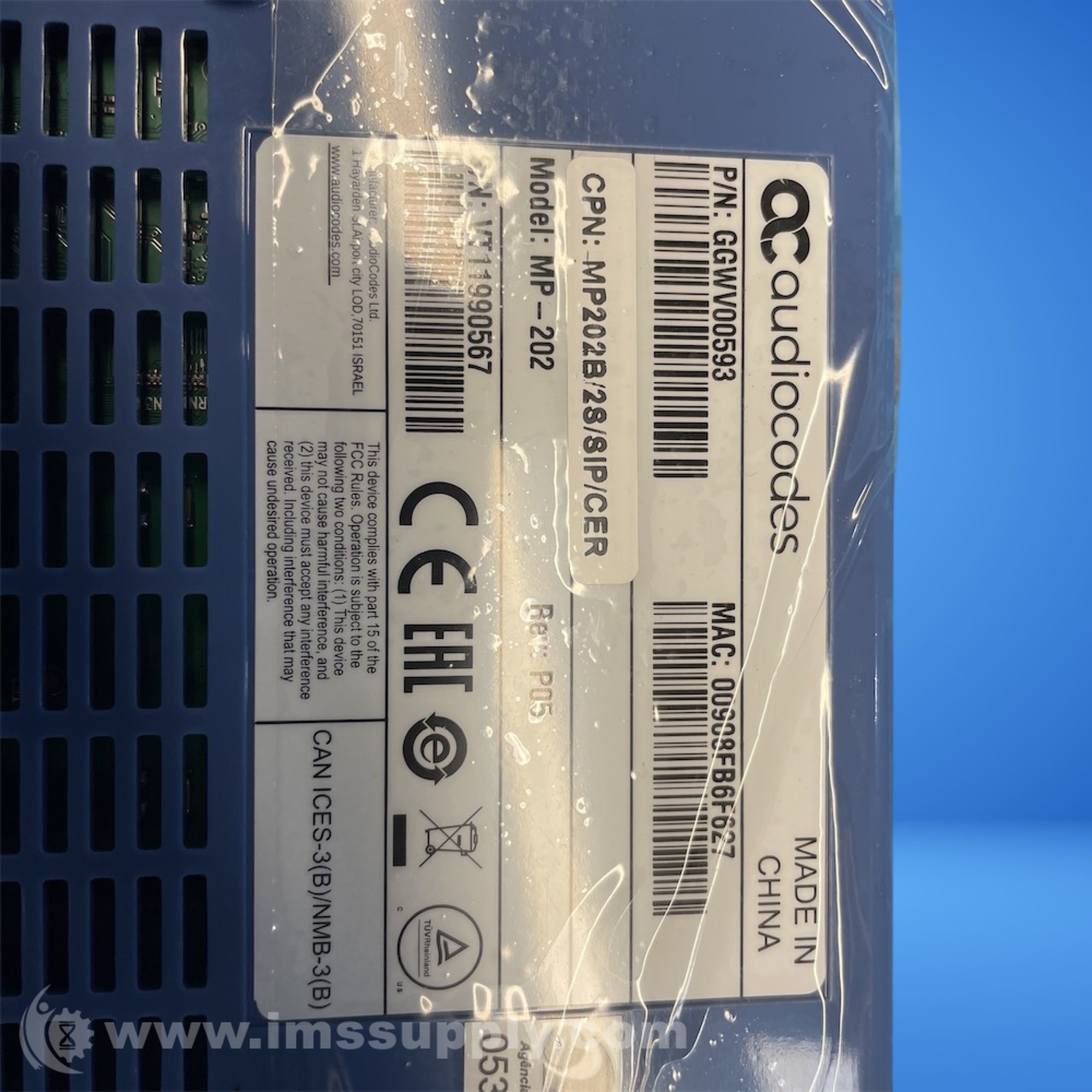 AudioCodes MP-202 - IMS Supply