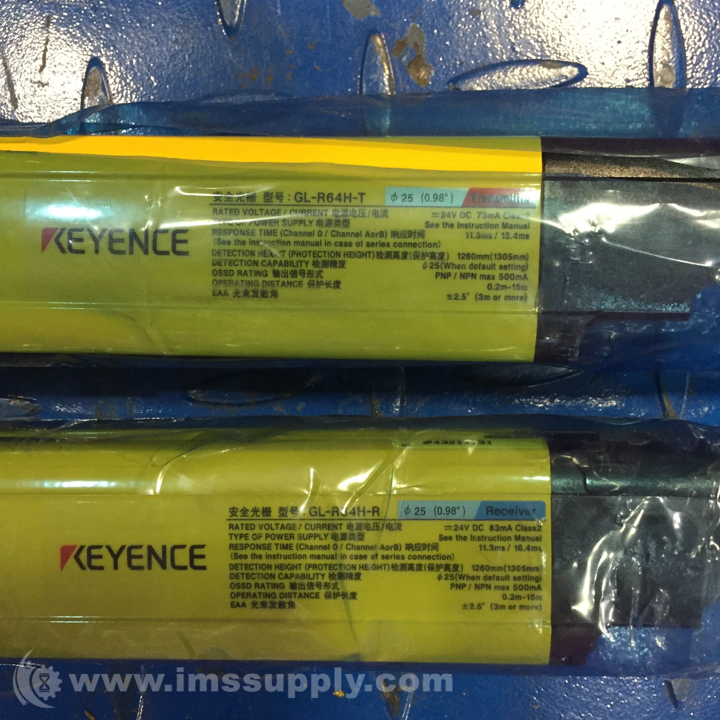 Keyence GL-R64H Set of 2 Transmitter & Receiver - IMS Supply