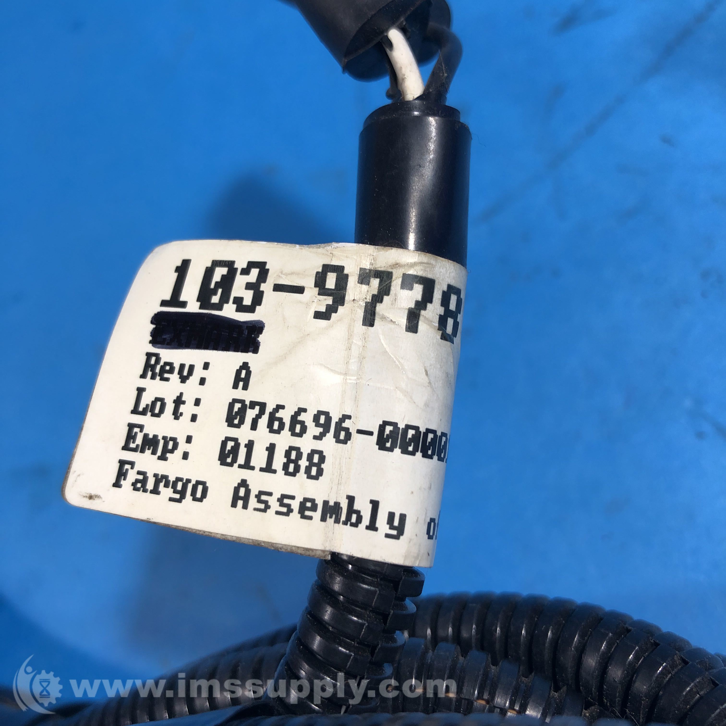 Fargo 1039778 Revision A Retractile Wire Harness IMS Supply