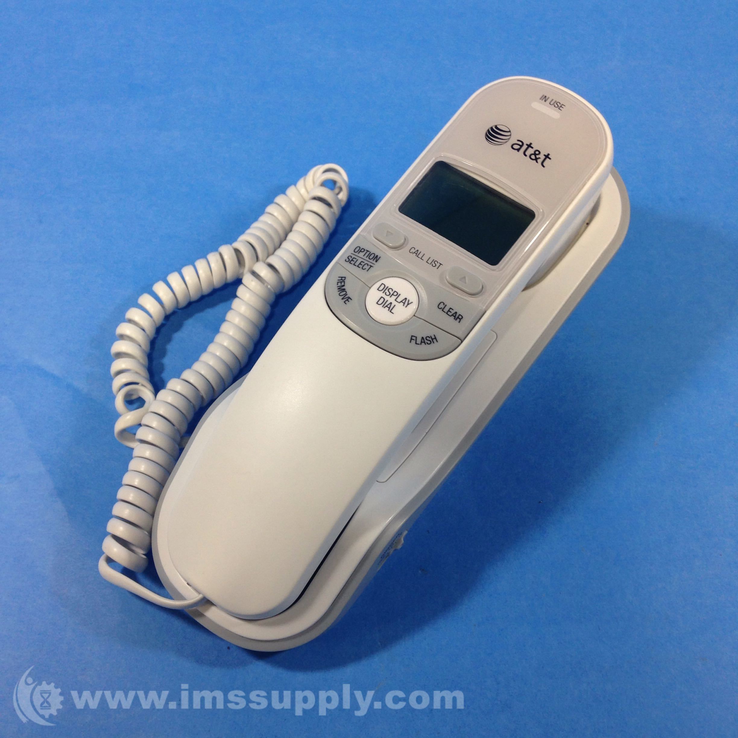 AT&T TR1909 Trimline Corded Phone with Caller ID IMS Supply
