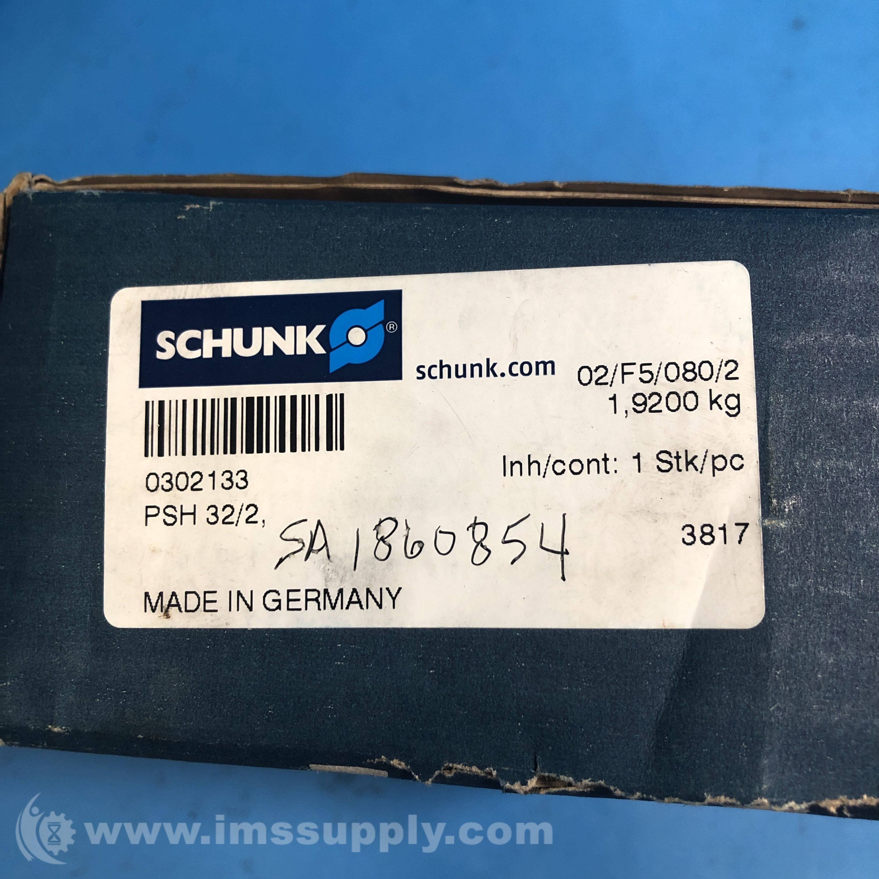 Schunk 0302133 PSH 32/2 Long-Stroke Parallel Gripper PSH