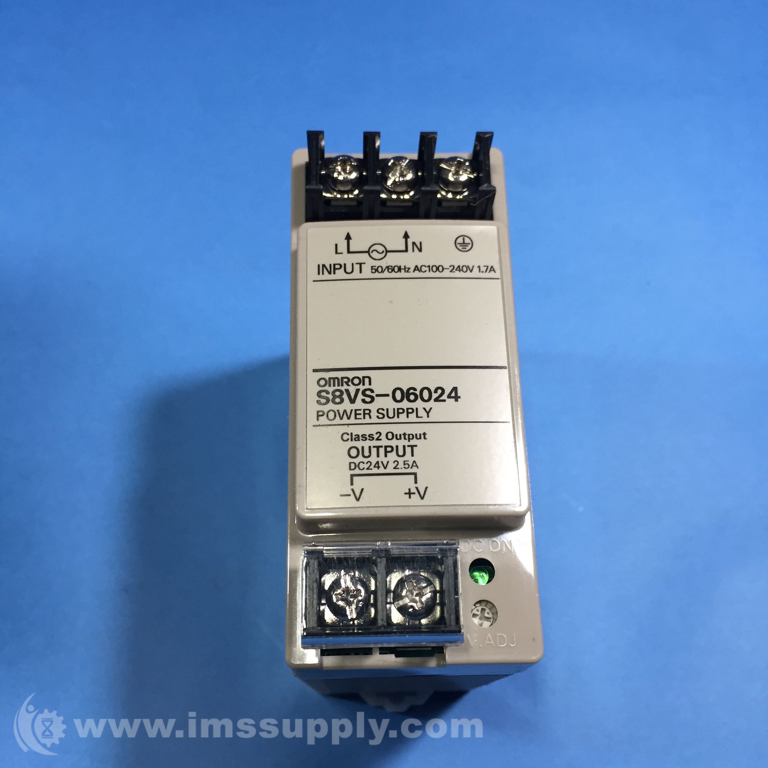 Omron S8VS-06024 Power Supply, 24VDC Din Rail Mounting - IMS