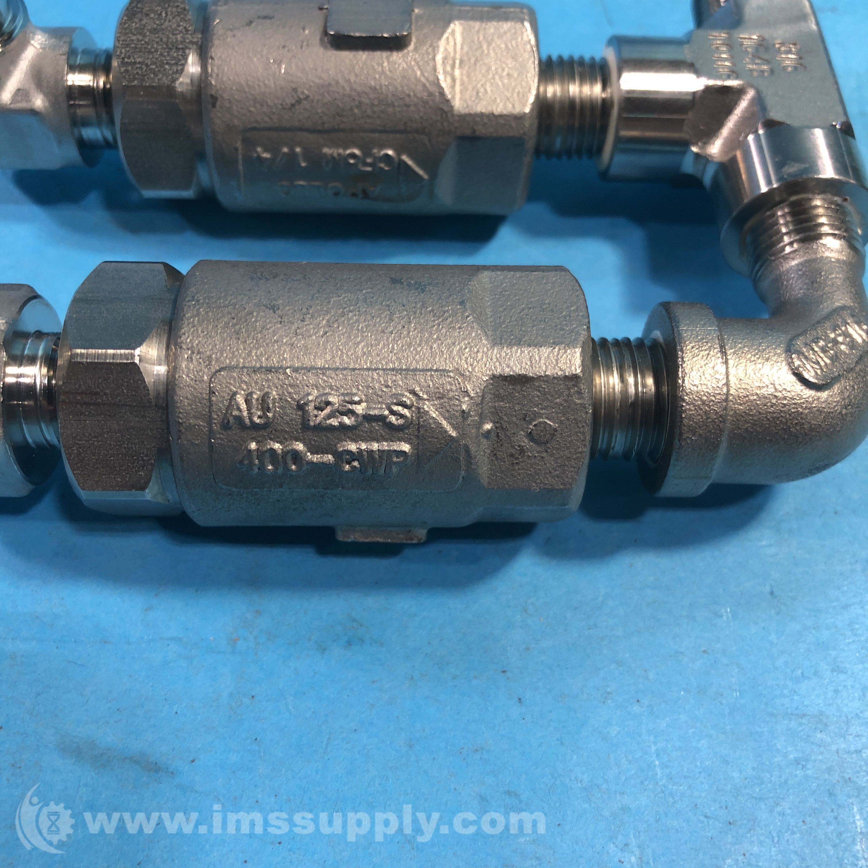 Apollo AU 125S 400CWP Inline Check Valve IMS Supply