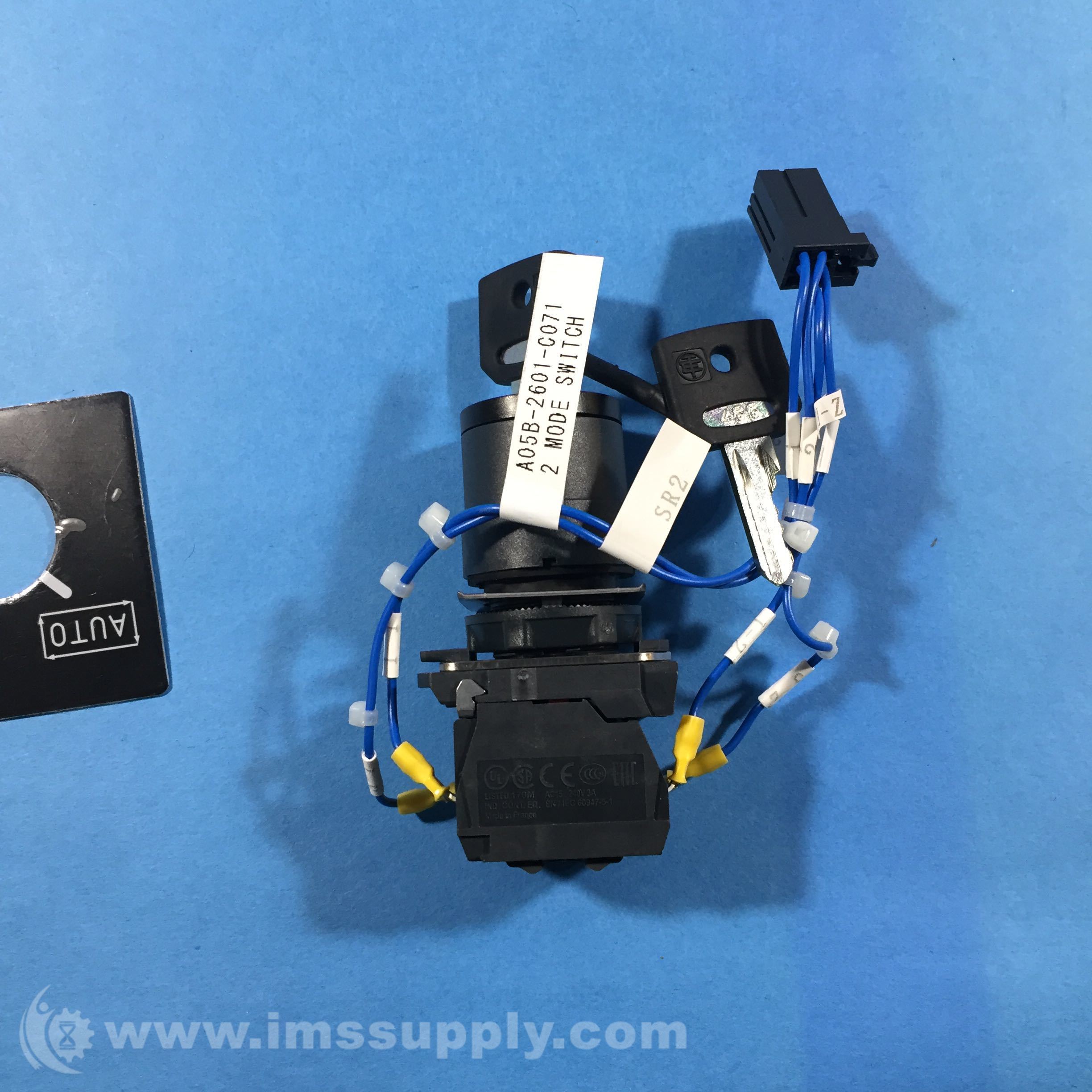 Fanuc A05B2601K201 2Mode Switch Retro Kit with Key IMS Supply