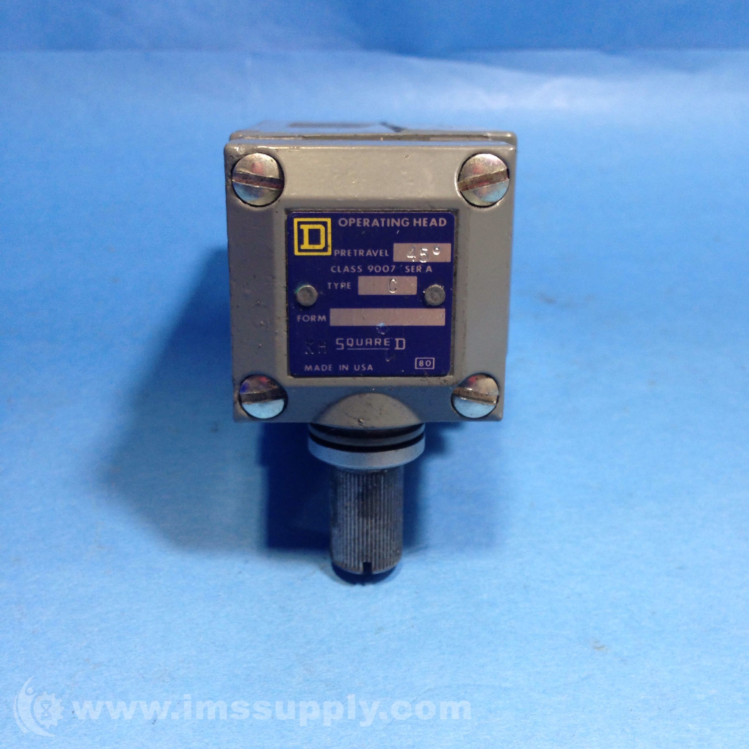 Square D 9007C54C Limit Switch 600V 10AMP C Options IMS Supply