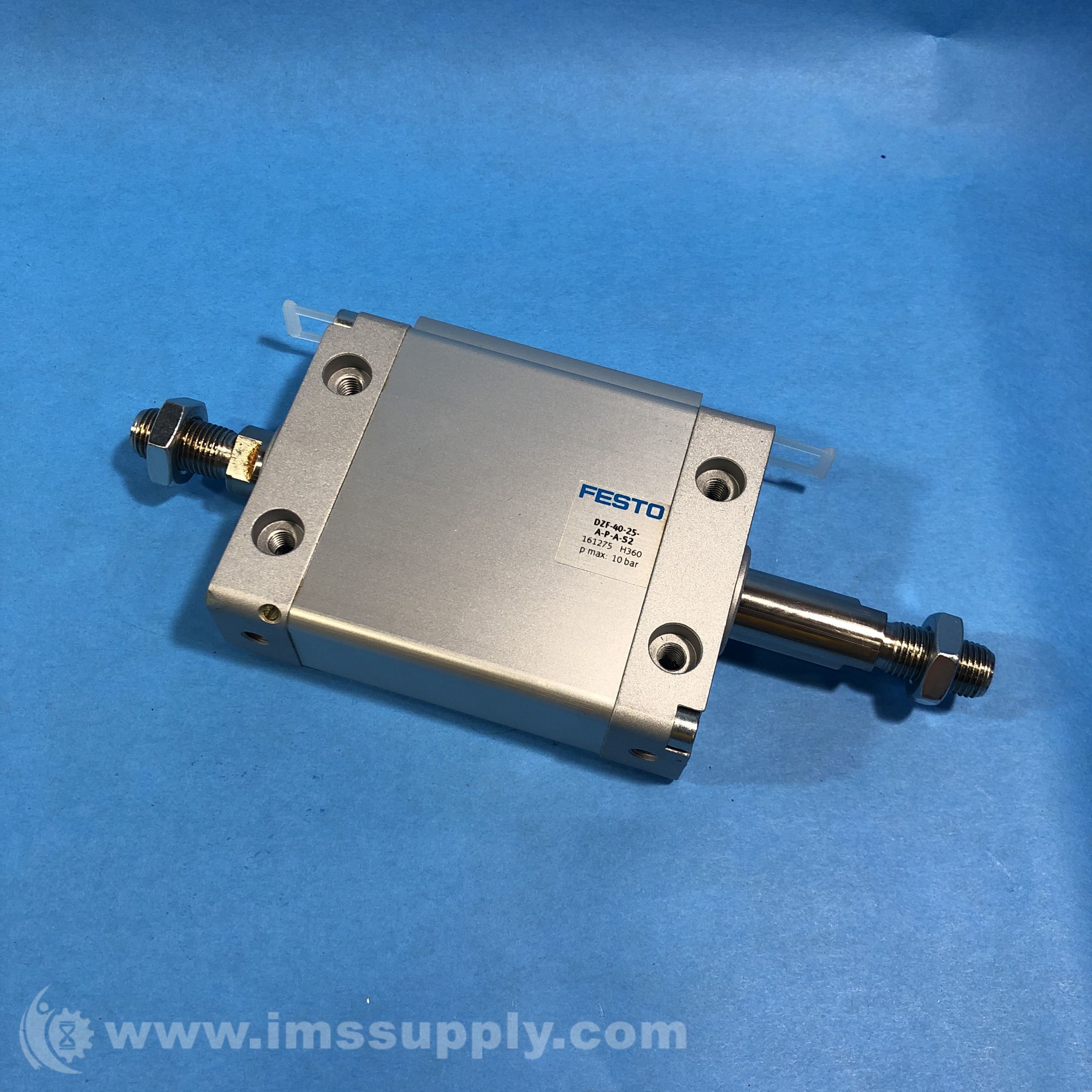1PCS新しいDZF-40-80-A-P-A 161282 90DAYS / Festo DZF-40-25-A-P-A-S2 Flat Cylinder - IMS Supply